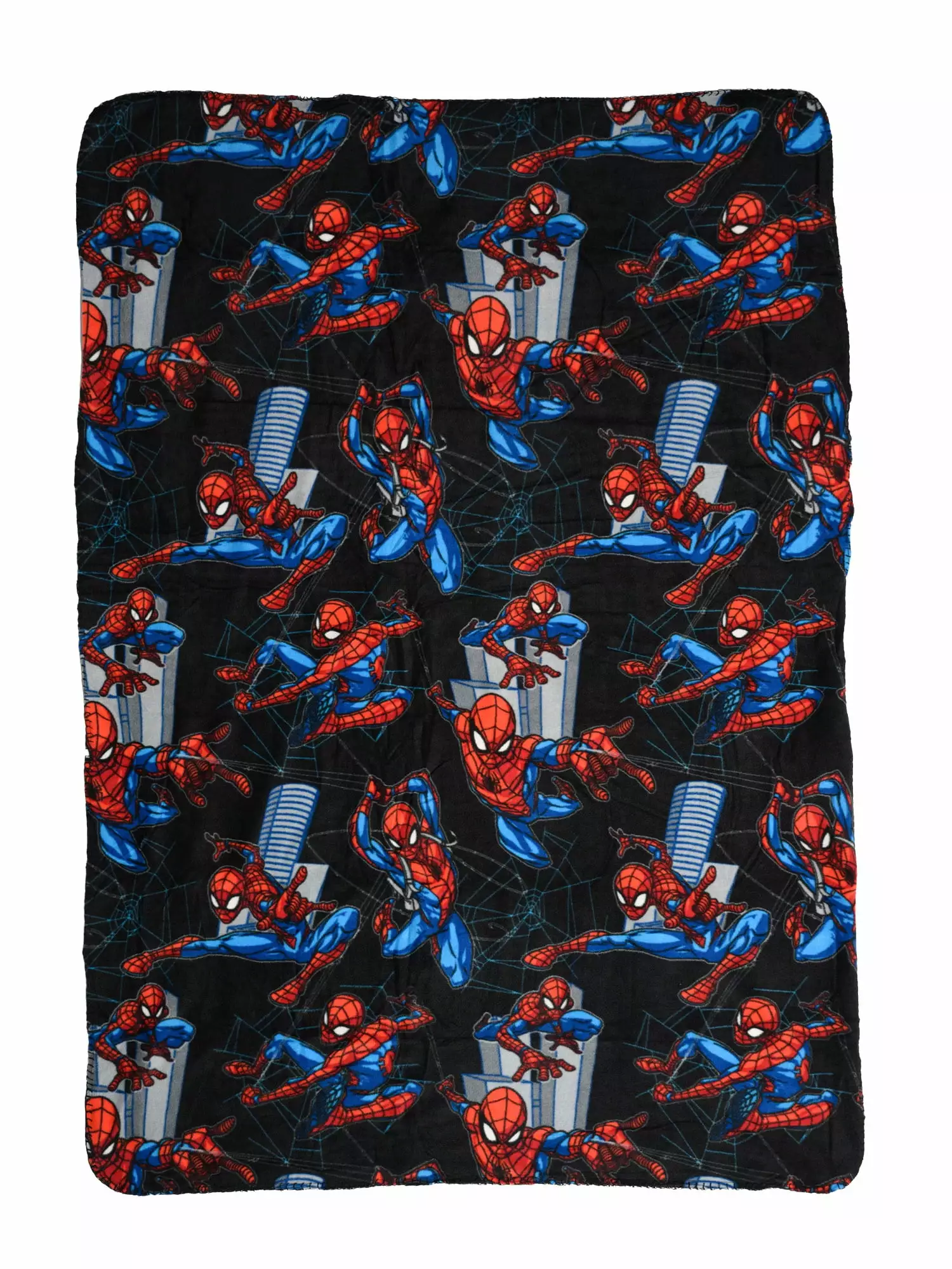 Marvel Black. Red Spider-Man Polyester Throw. 60 x 45