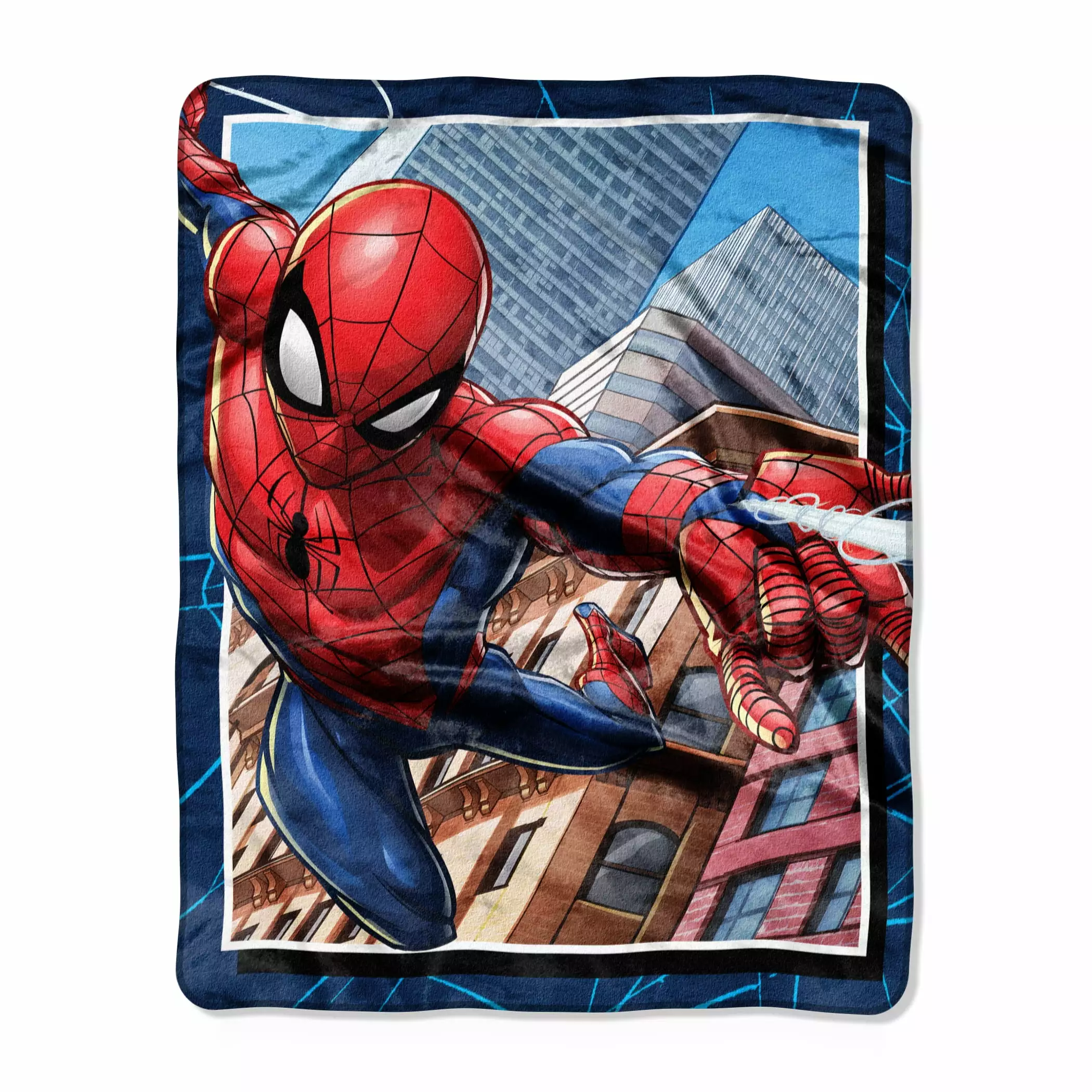 Marvel Spider-Man Neighborhood Delivery Silk Touch Throw. 40x50