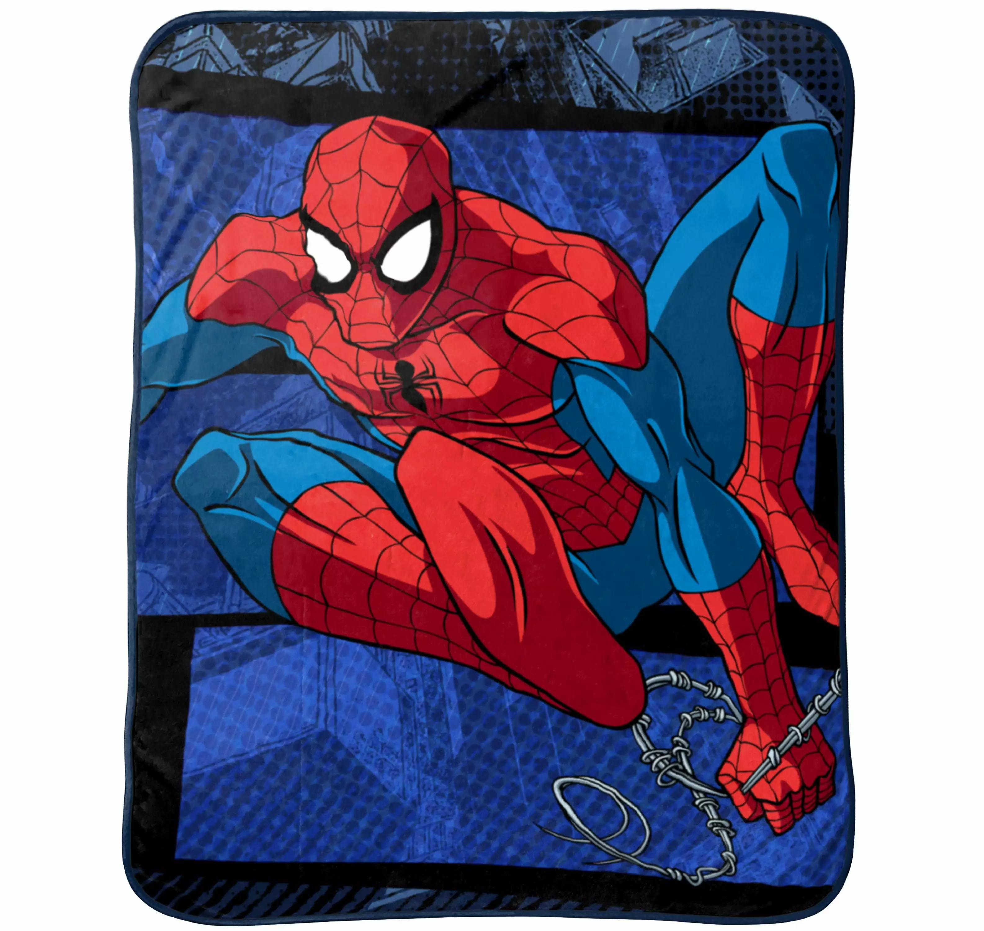 Spider-Man Leaps and Bounds 50 x 60 Silk Touch Throw Blanket