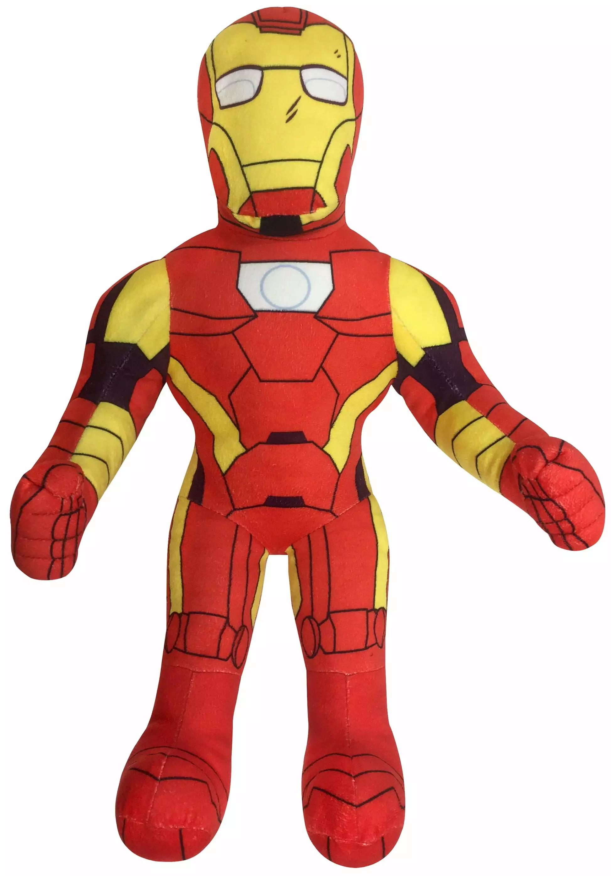 Marvel Super Hero Adventures Iron Man Red Pillow Buddy. 100% Microfiber. Kids Bedding