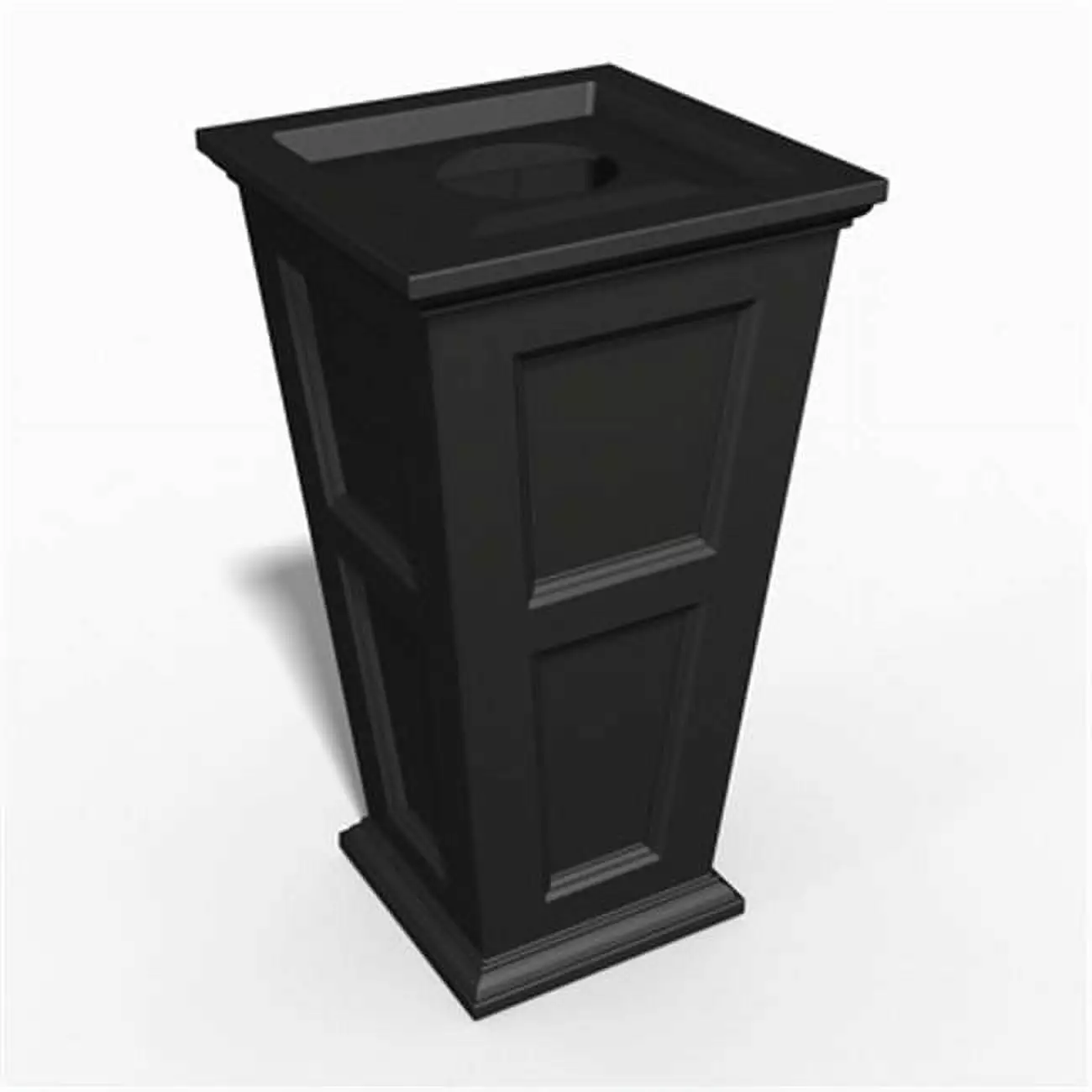 Mayne Fairfield 24 Gallon Polyethylene Trash Can. Black