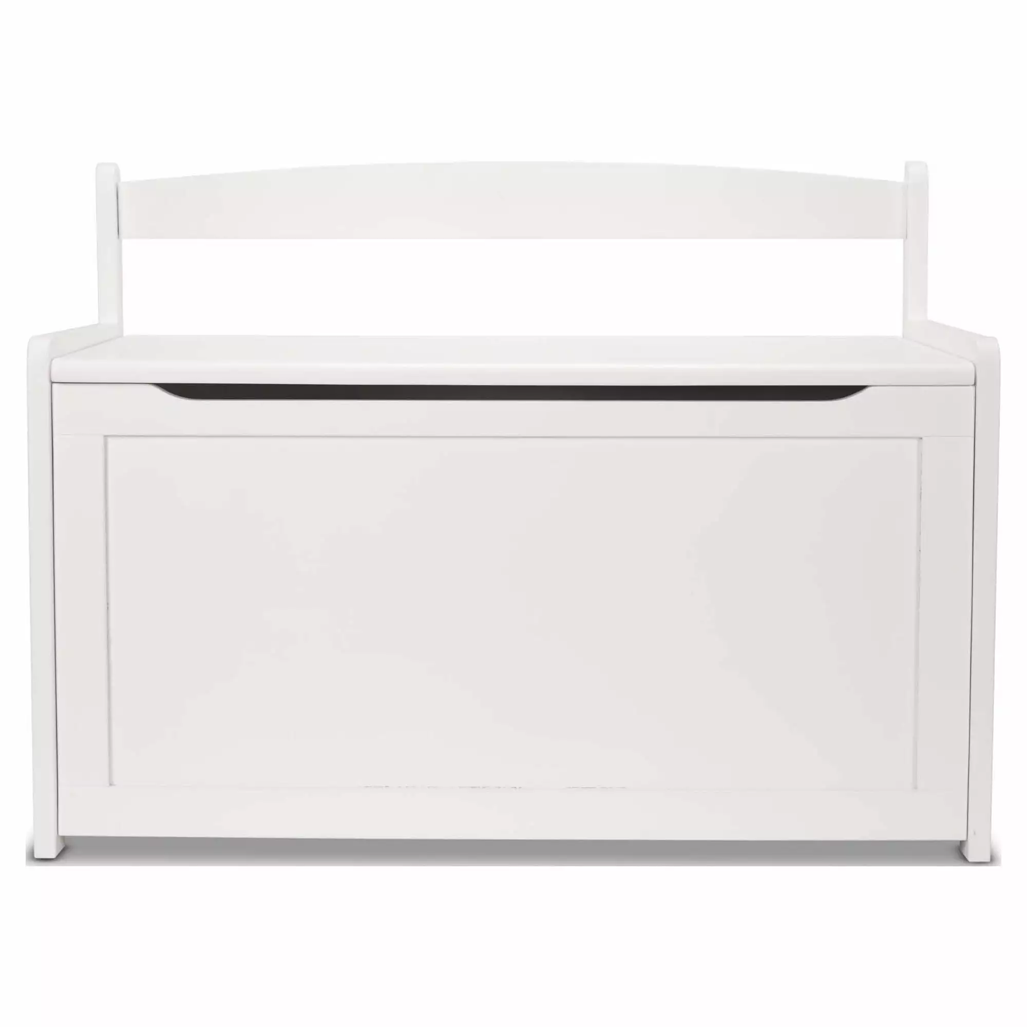 Melissa & Doug Wooden Toy Chest - White Furniture for Playroom