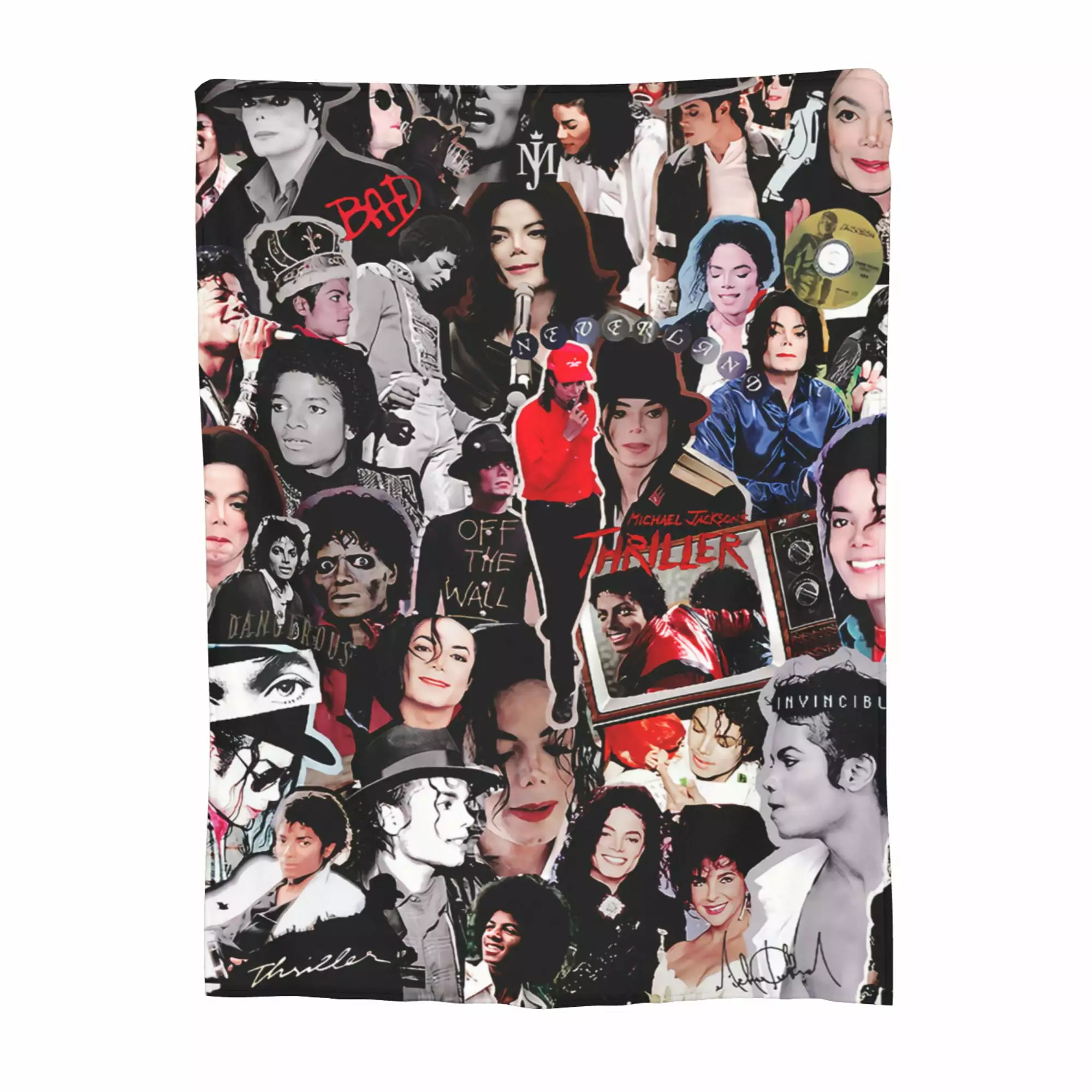 Michael Jackson Blanket Ultra-Soft Micro Fleece Blanket Throw Bedding Room Decor Flannel Blankets for Bed Sofa 50x40