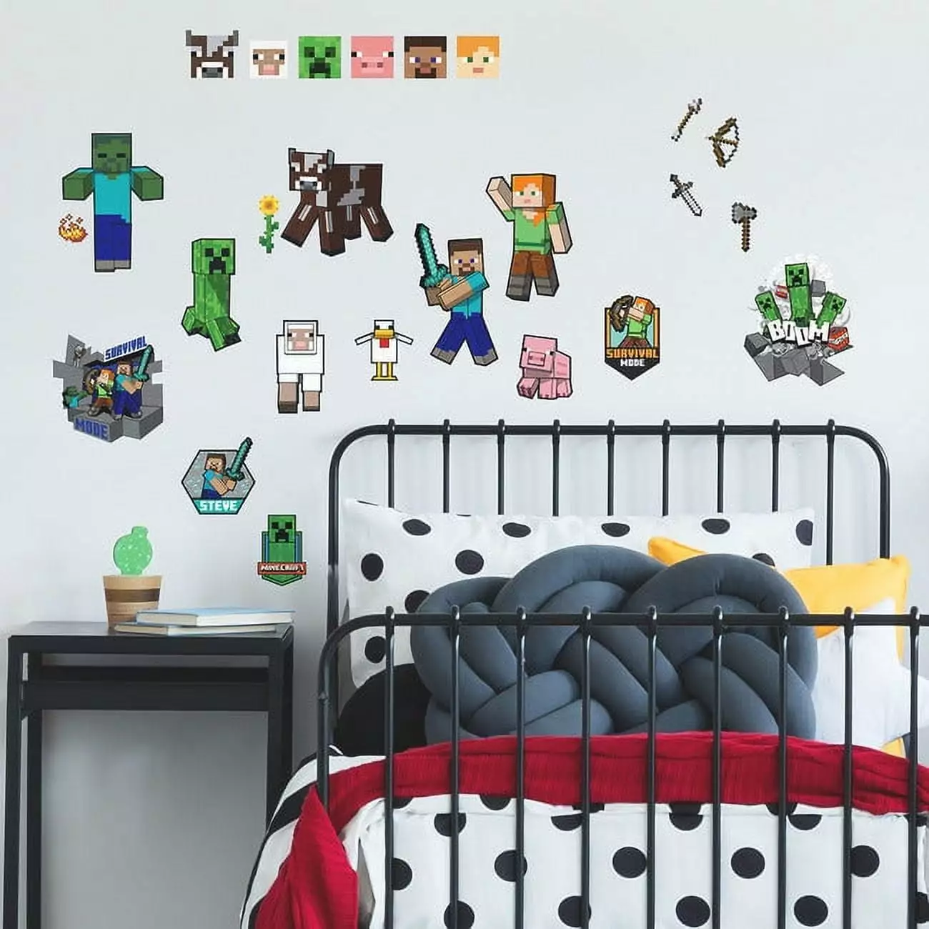 Minecraft Characters Peel & Stick Wall Decals