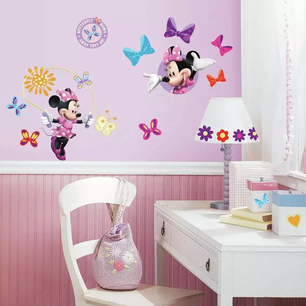 Minnie Mouse Bow-tique Wall Decals