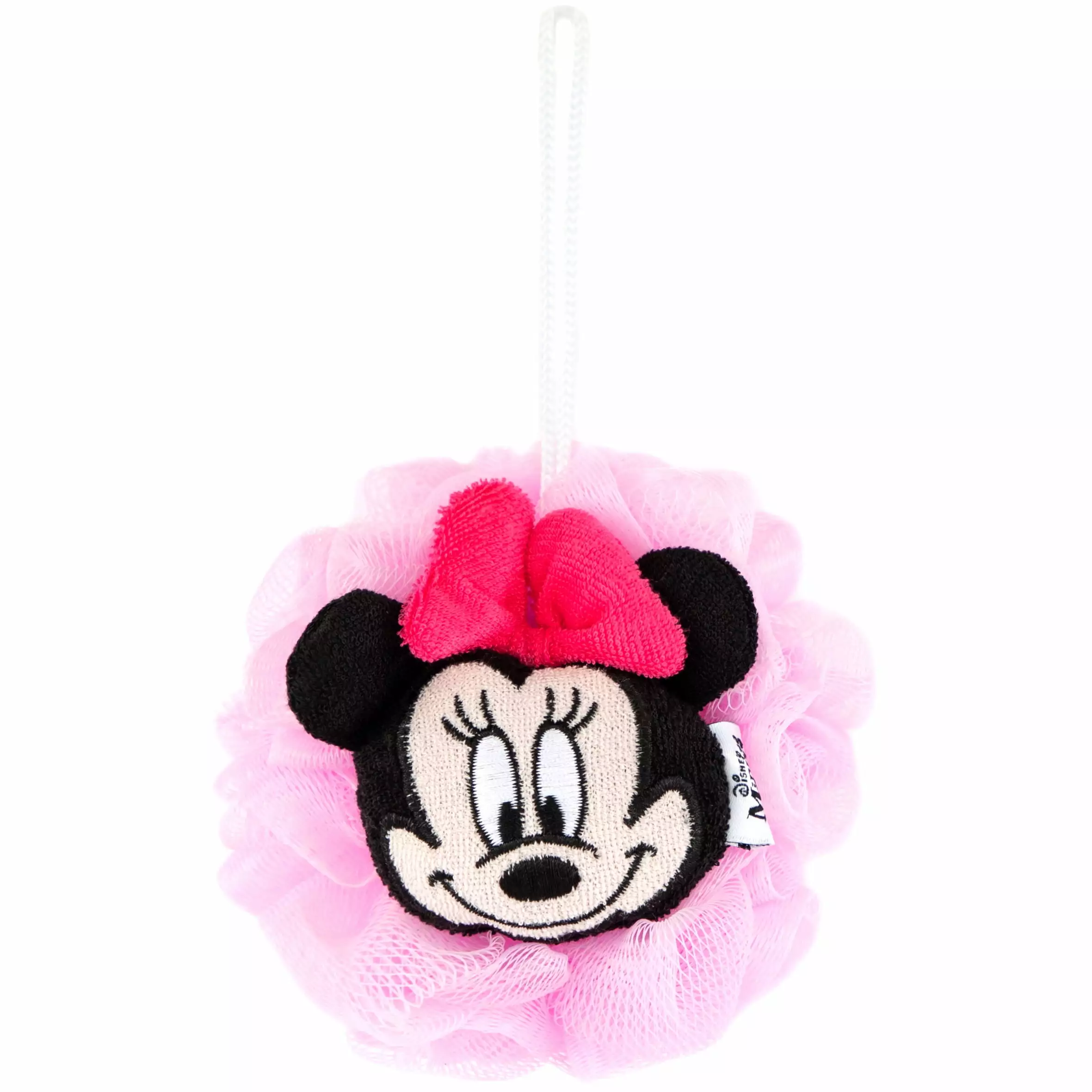 Minnie Mouse Kids Bath Character Loofah. Microfiber. Pink. Disney