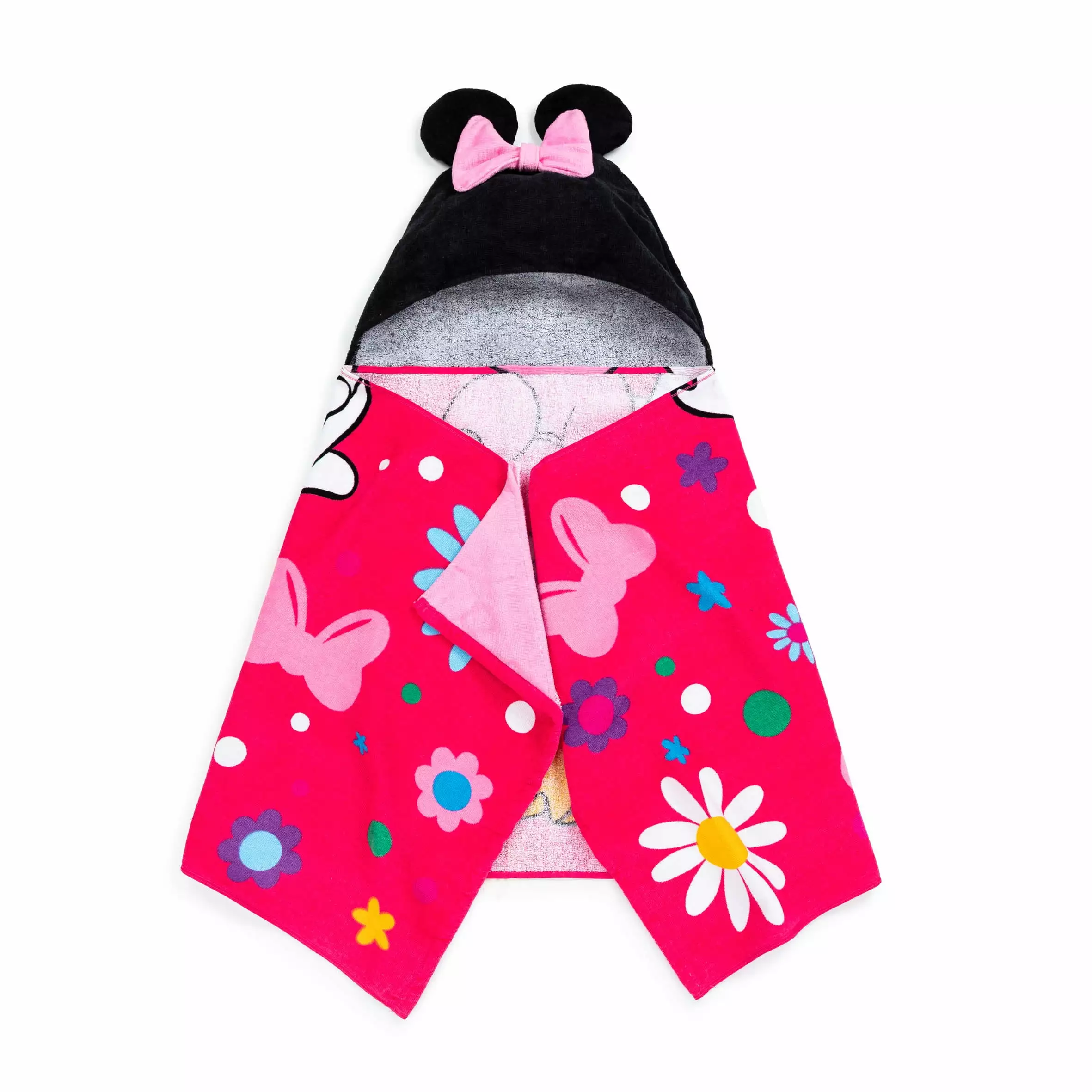 Minnie Mouse Kids Cotton Hooded Towel