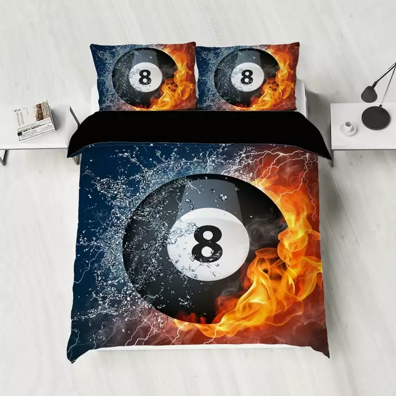 Modern Minimalist Bedding Set. Pool Print Bedding Set. Unisex. Comes with 1 Duvet Cover and 2 Pillowcases