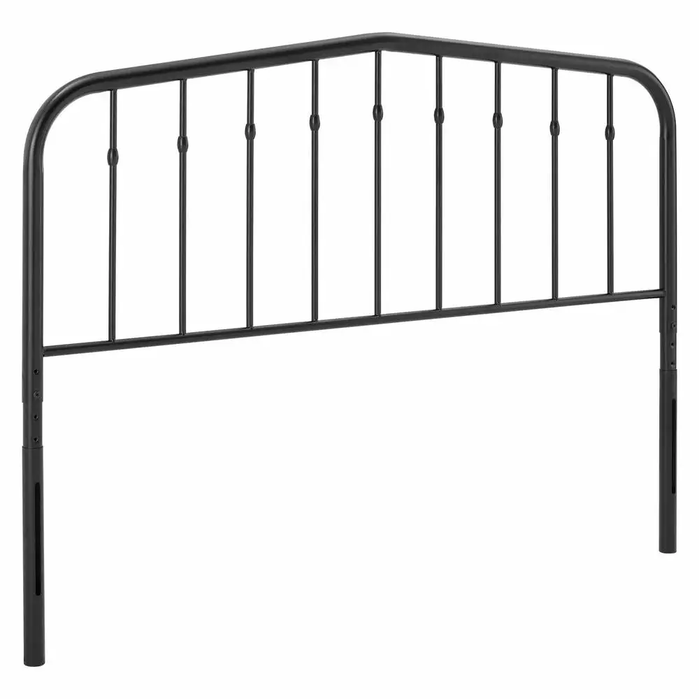 Modway Lennon King Metal Headboard in Black