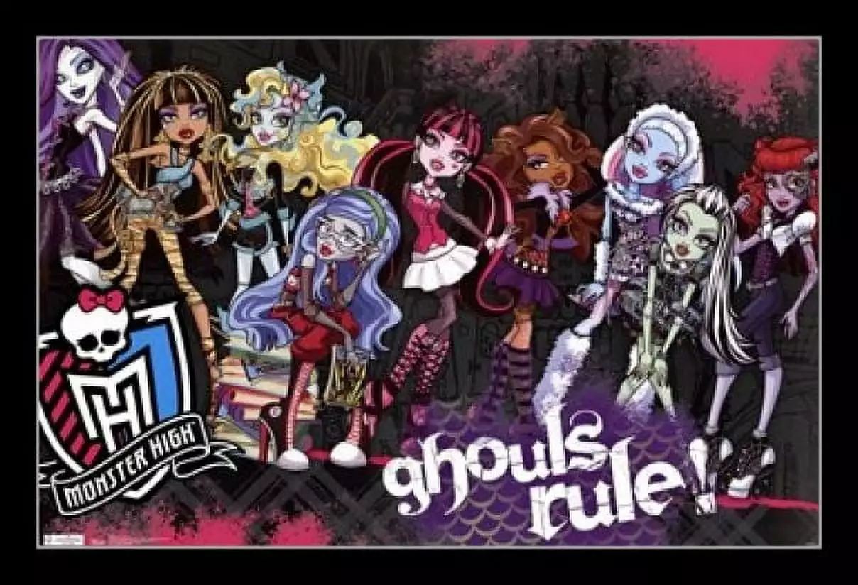 Monster High - Ghouls Rule Laminated & Framed Poster Print (36 x 24)