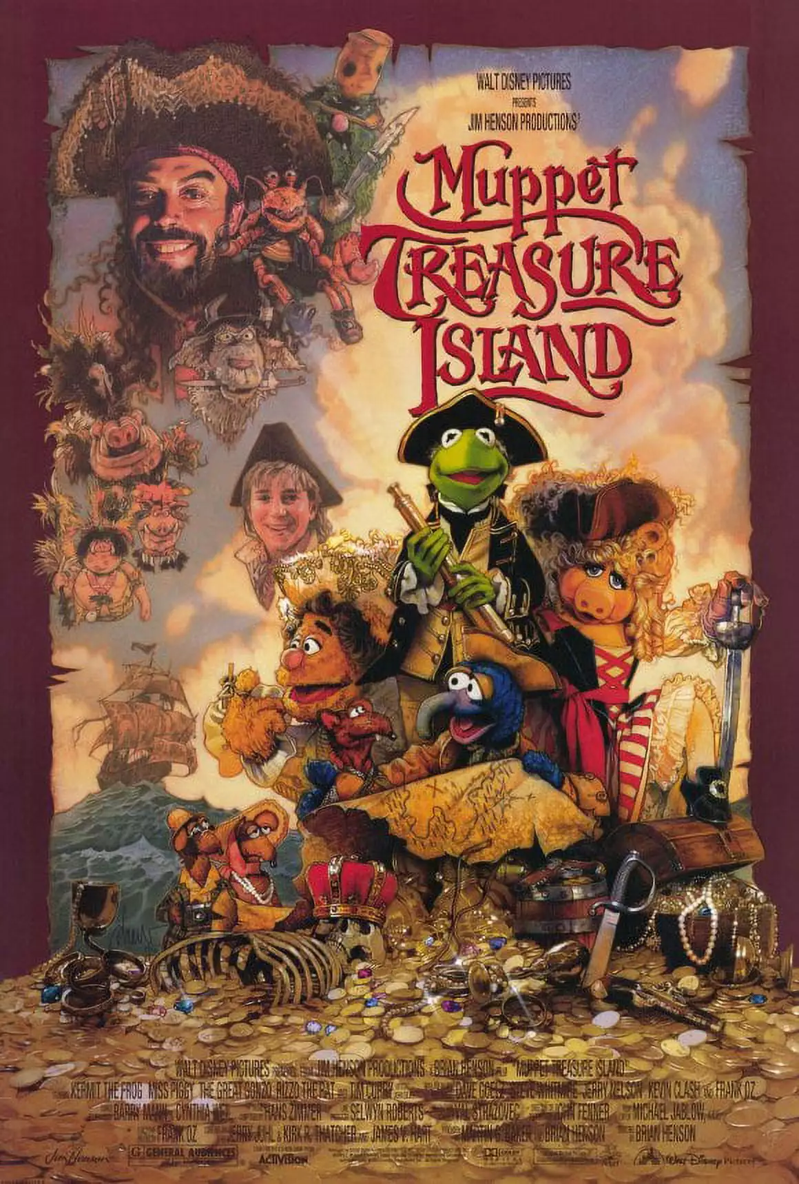 Muppet Treasure Island (1996) 27x40 Movie Poster