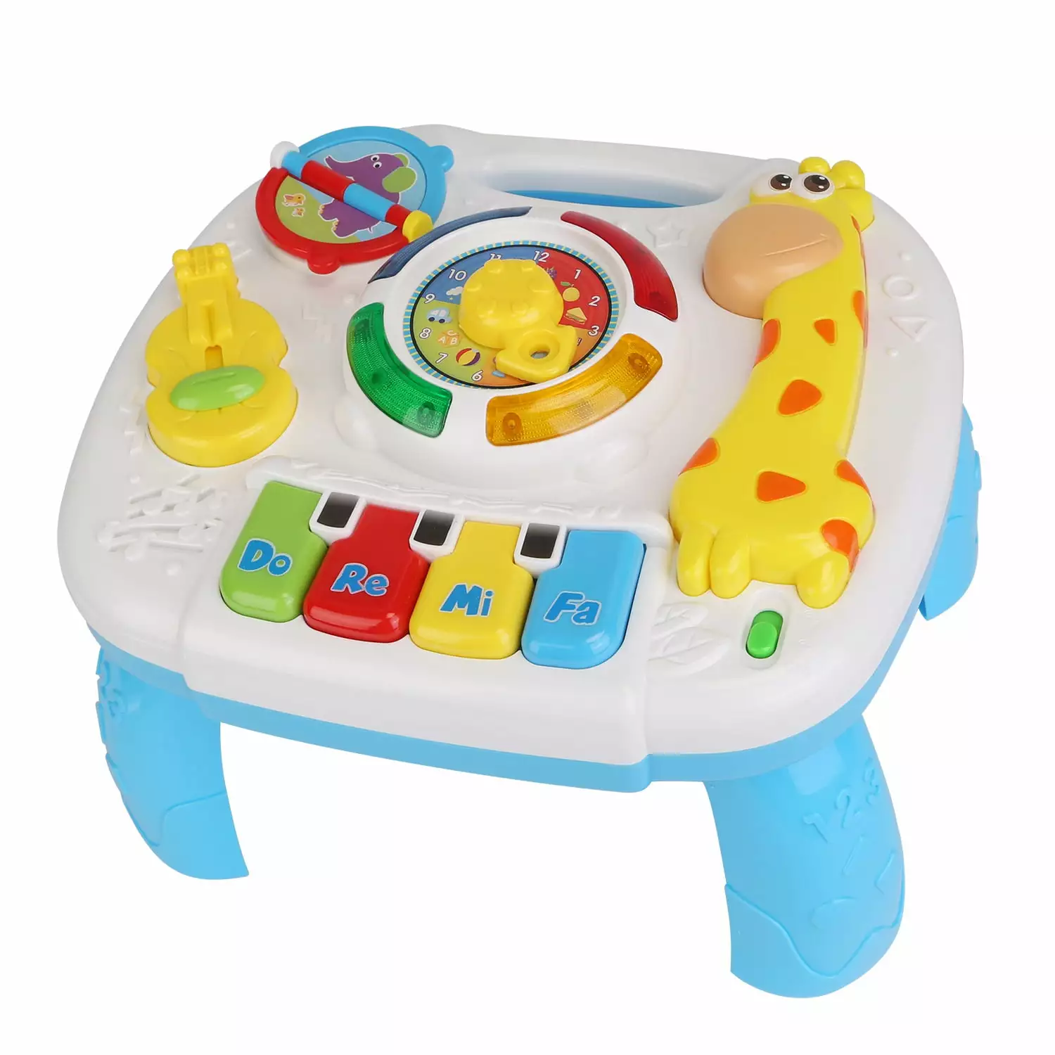 Musical Learning Table iMounTEK Toddler Toys Early Education Activity Center Baby Toys for 1 2 3 Year Old Boys Girls Kids Toddler Birthday Gifts White S