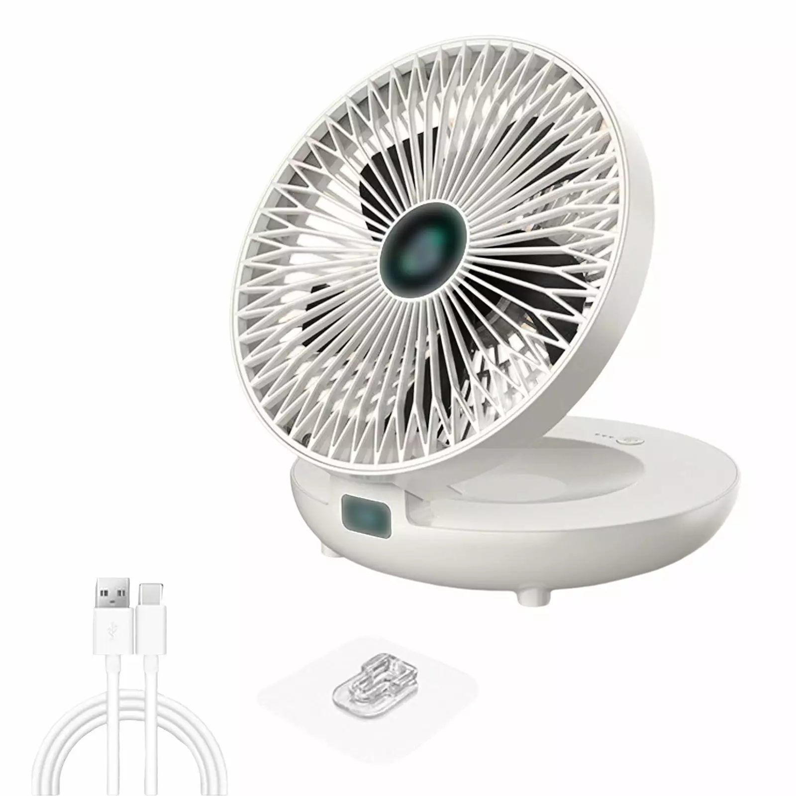 NGHnuifg Desktop Wall Mounted Fan Outdoor USB Fan Portable Folding Fan Standing Circulating Fan Retro Fan Tent for Loft Bed