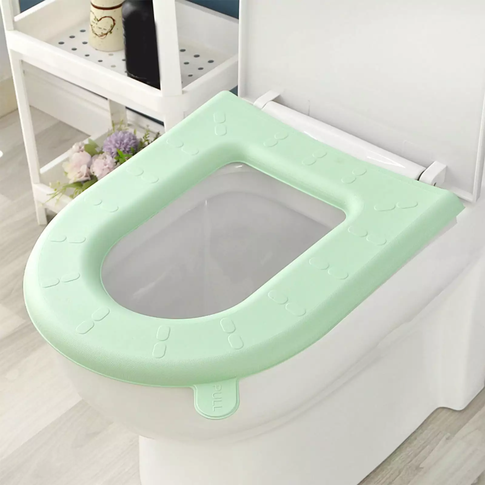 Naxoaeo Clearance Toilet Seat with Easy Clean & Change Hinge. ROUND. Soft Standard Vinyl Toilet Seat. Soft Vinyl Cover with Comfort Foam Cushioning - Fits All Standard Size Fixtures