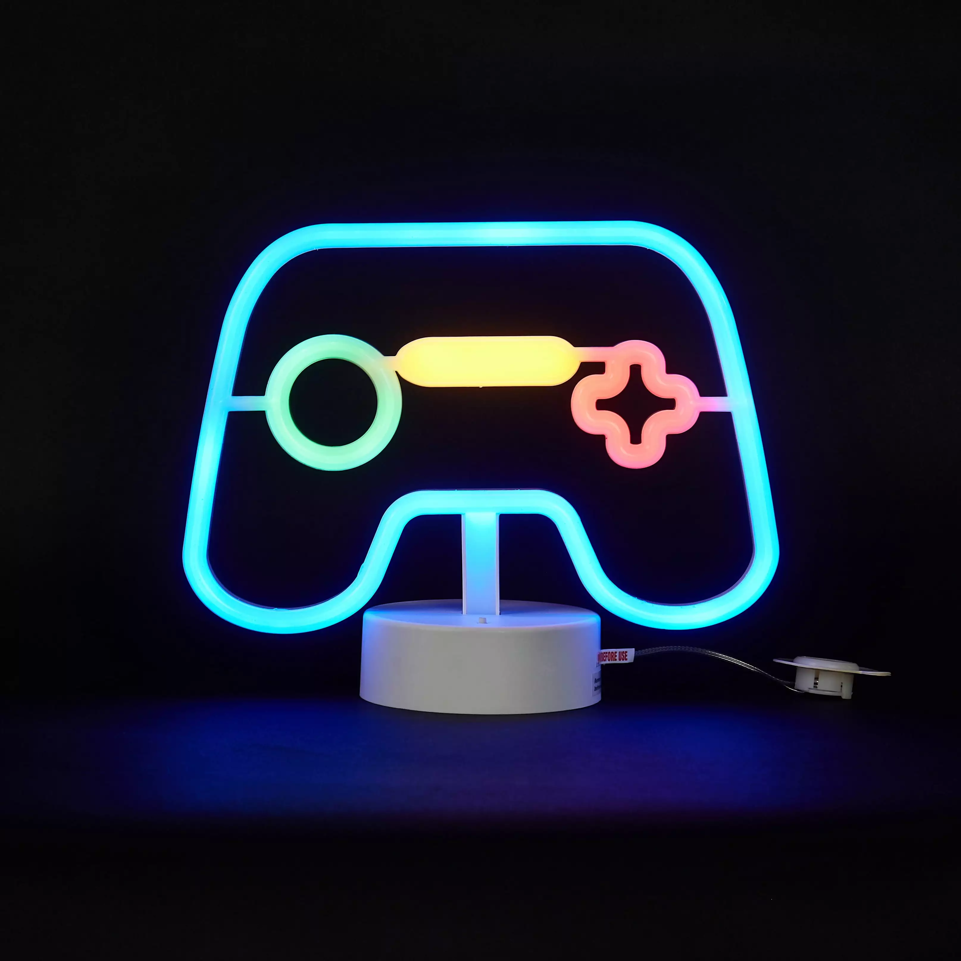 Neon LED Kids Table Lamp. Your Zone. Gaming Controller