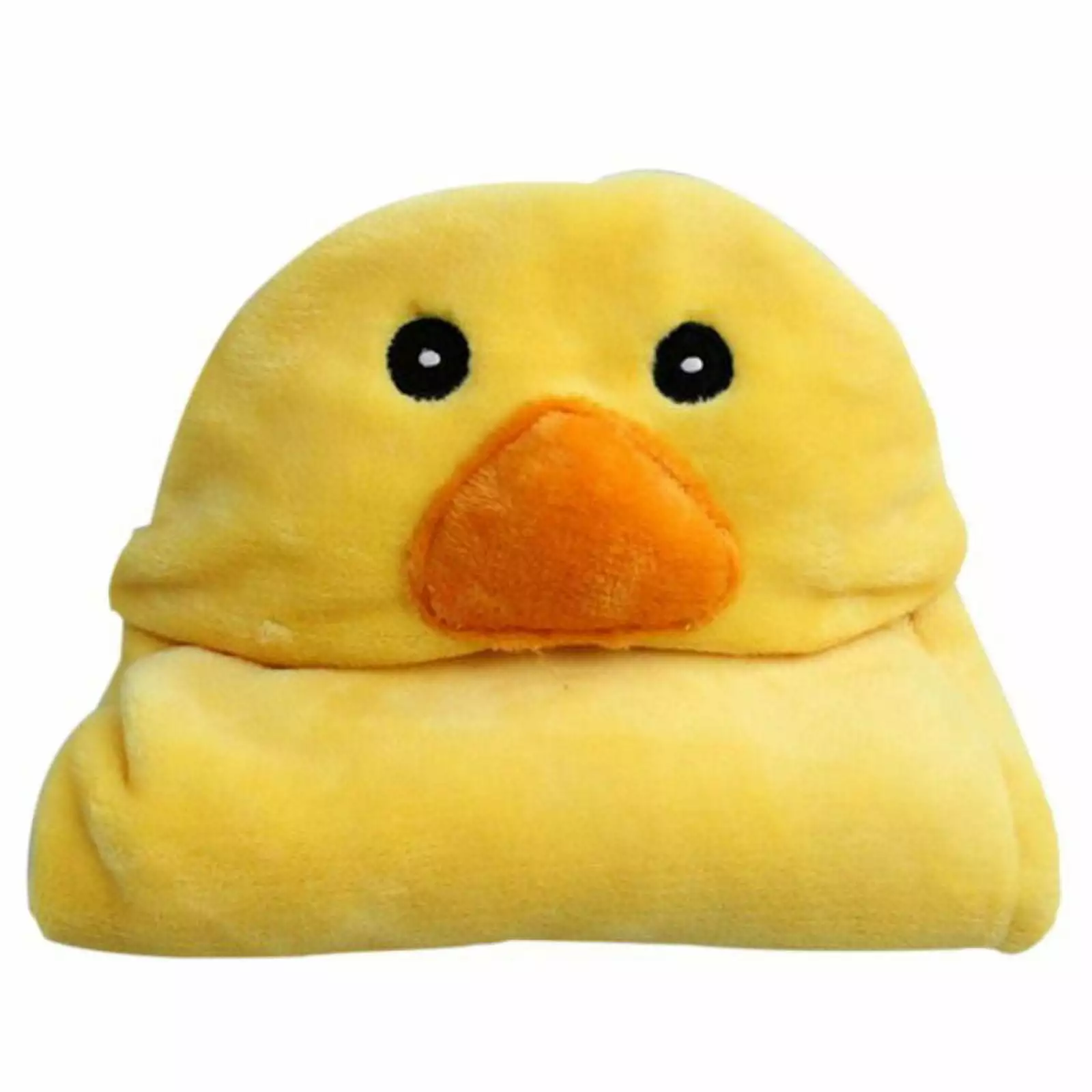 Newborn Baby Infant Soft Flannel Cartoon Chicken Hooded Blanket Bath Towel