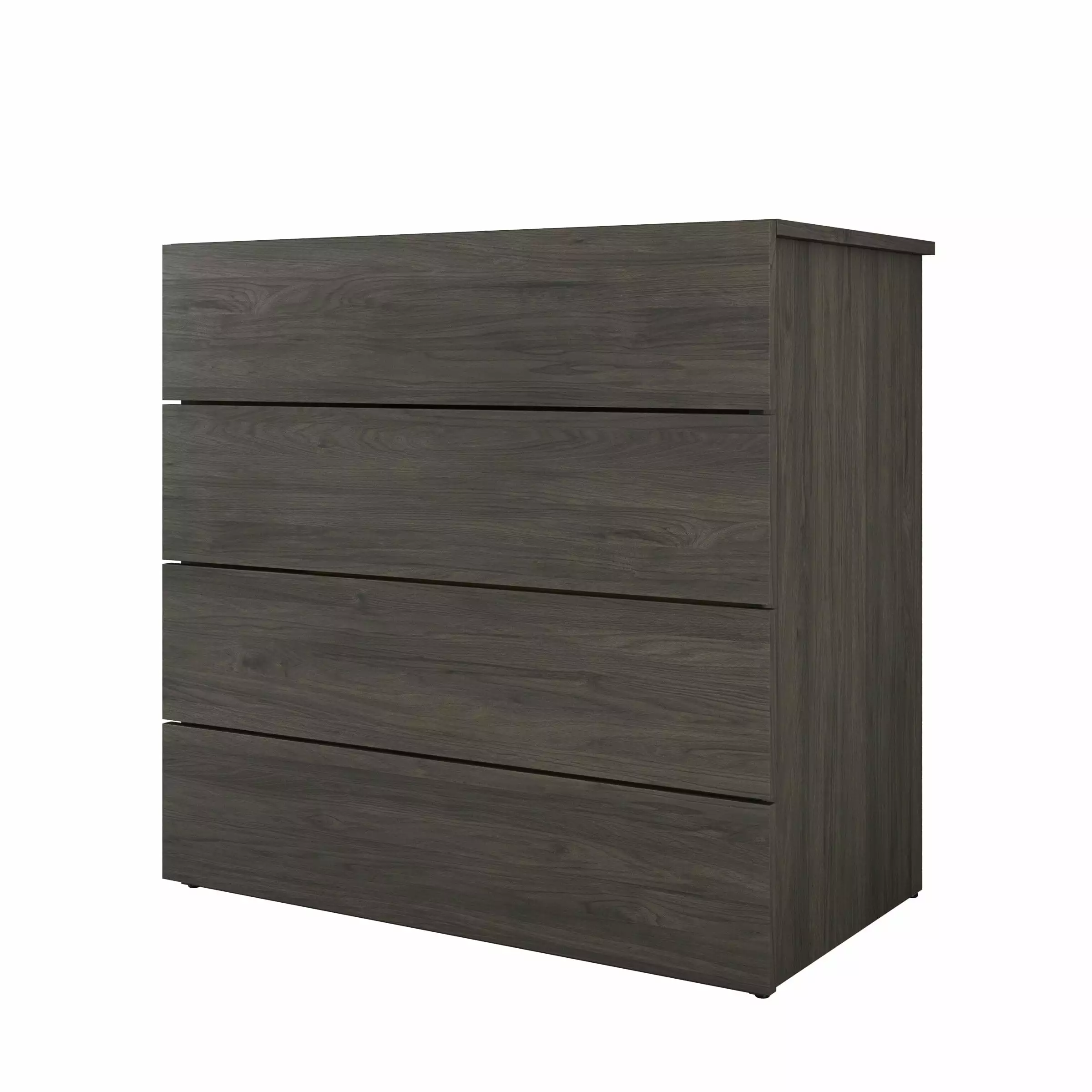 Nexera Modern 4 Drawer Chest in Bark Grey