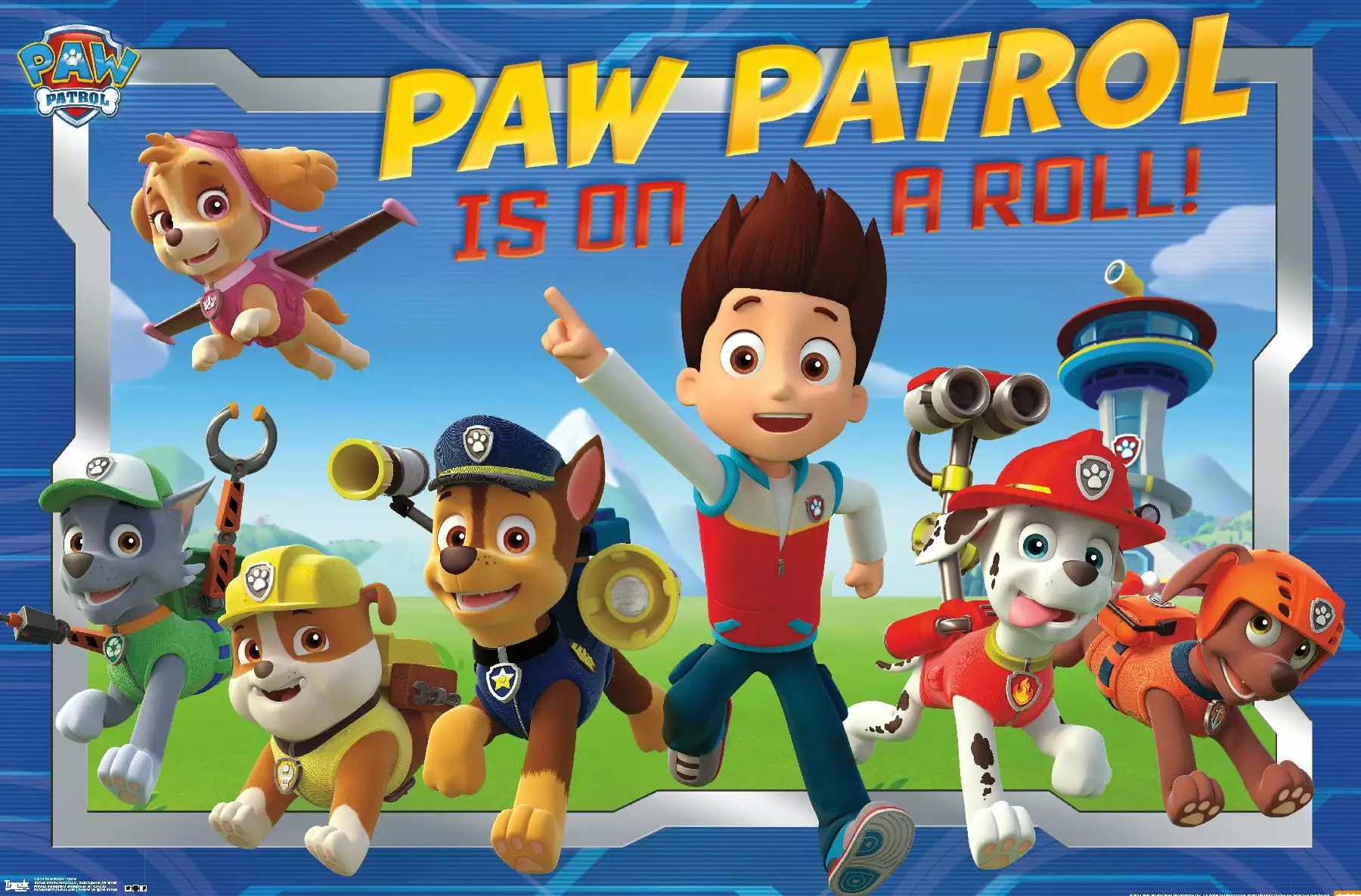 Nickelodeon Paw Patrol - Crew Wall Poster. 22.375 x 34