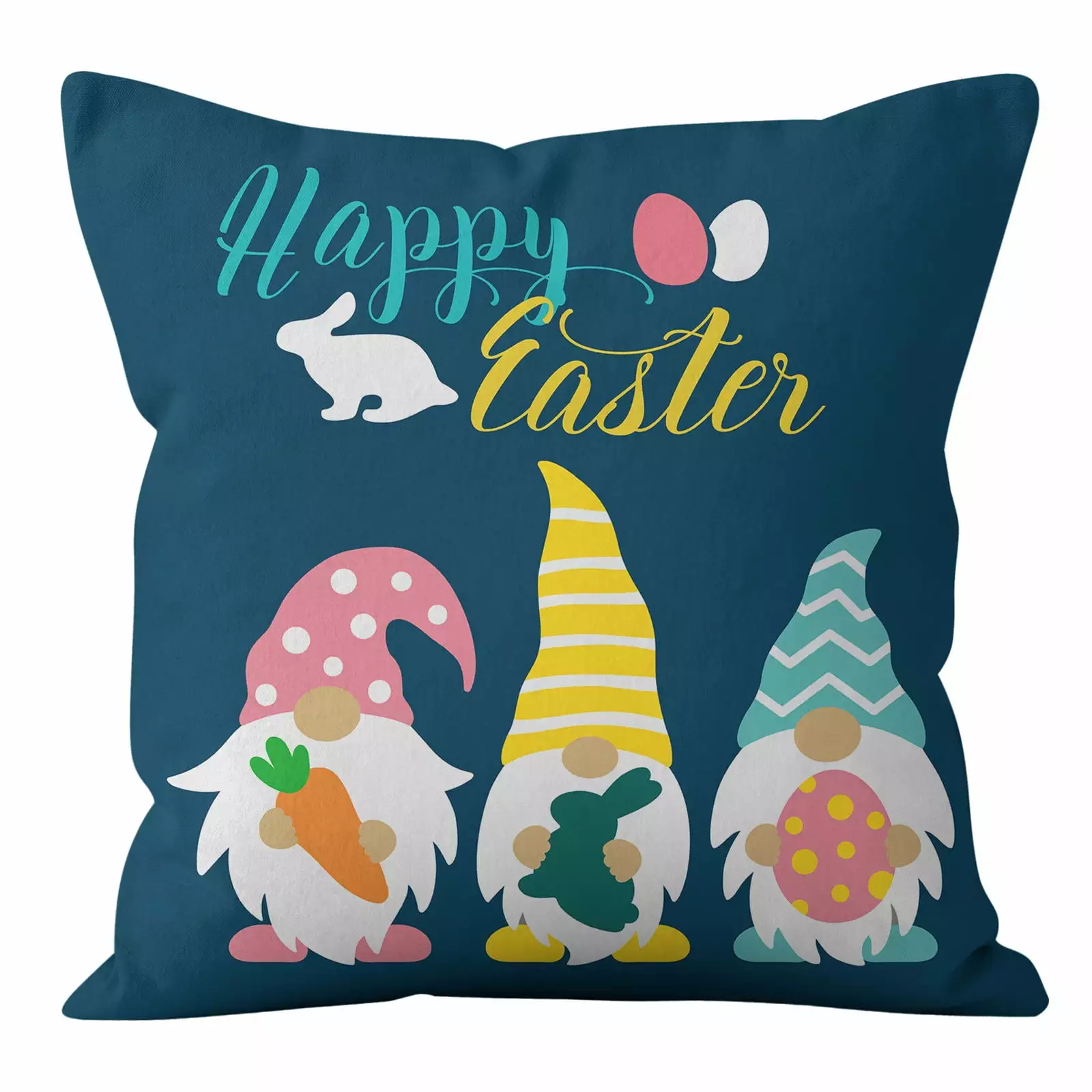 OAVQHLG3B Easter Decorations for the Home Clearance Easter Pillow Case Home Decor Cushion Cover Family Pillowcase Throw Easter Decor