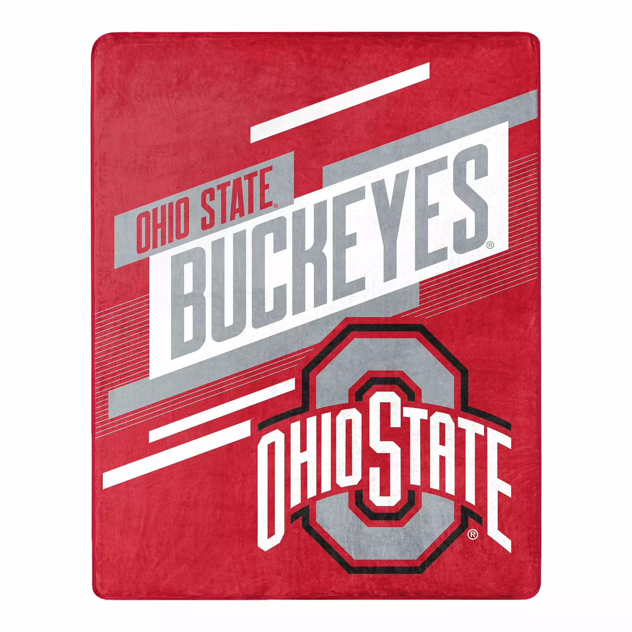 Ohio State Buckeyes NCAA Movement Silk Touch Throw Blanket. 55 x 70