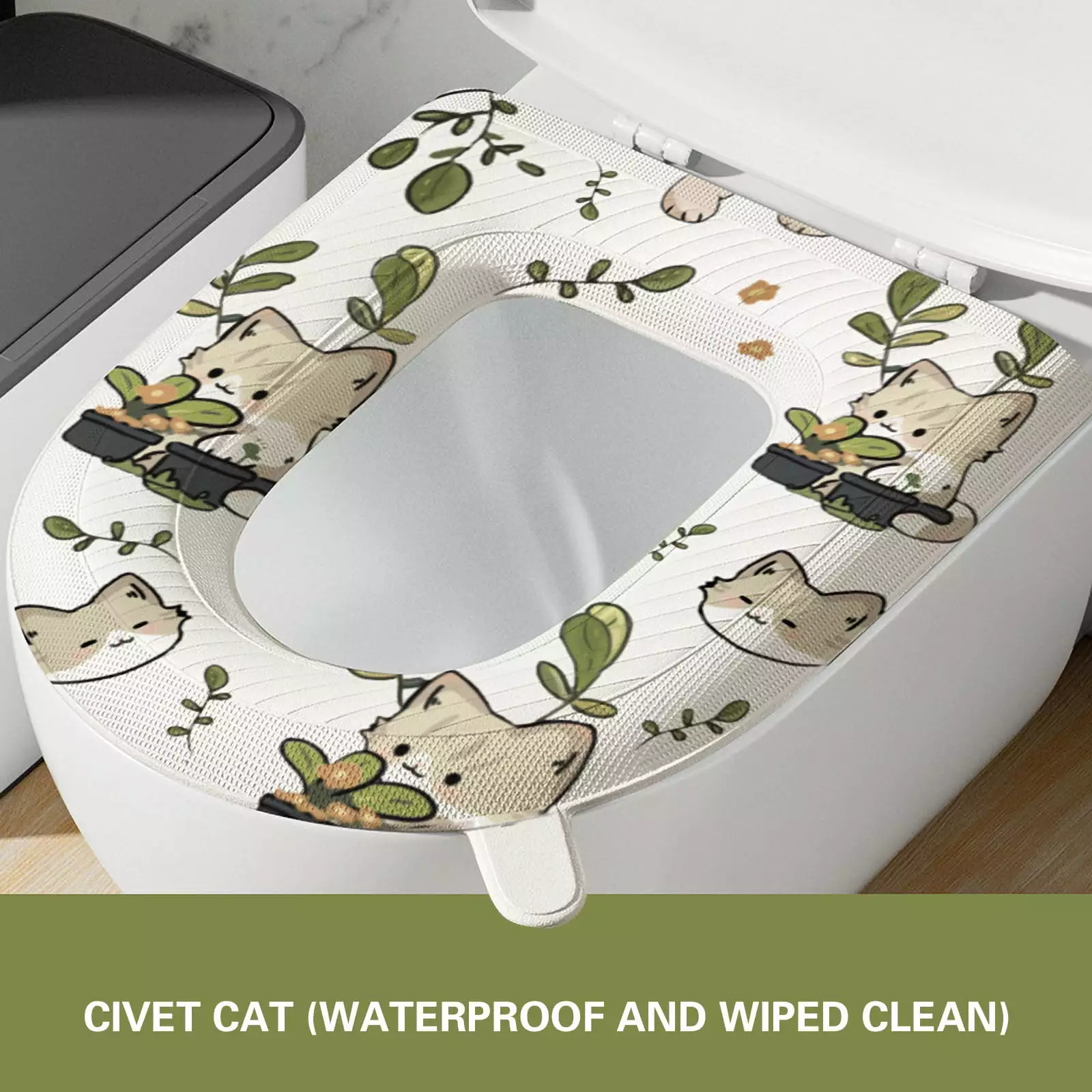 Oneshit High Foam EVA Toilet Seat Cushion For Household Use Washable And Wipe Able Toilet Seat Ring Universal For All Seasons In The Bathroom Toilet Mat Spring Clearance