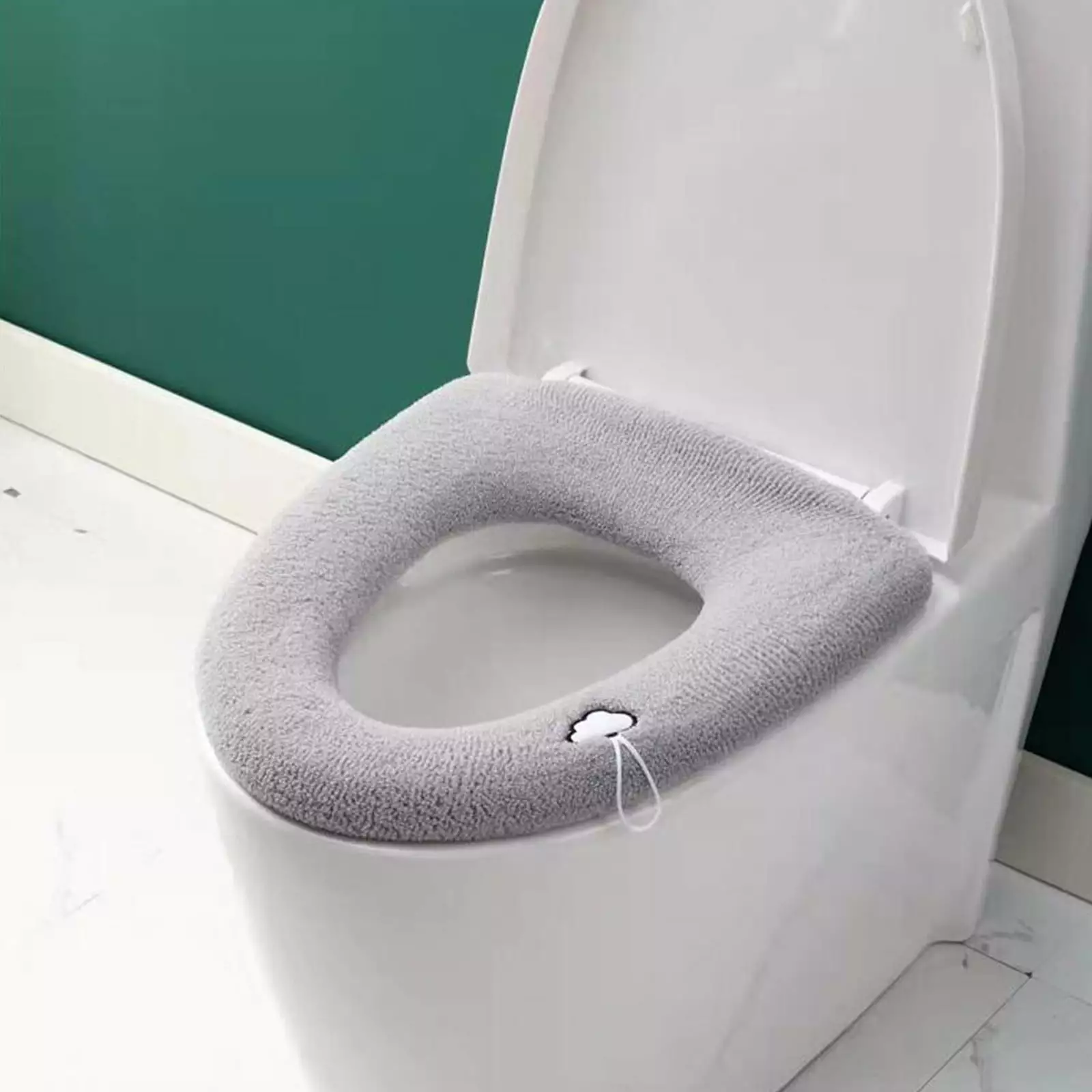 Oneshit Toilet Seat Cushion Four Seasons Thickened Toilet Cover Knitted Toilet Seat Cushion Washable Household Toilet Cover Winter Warm Toilet Seat Cover Mat Toilet Mat On Clearance