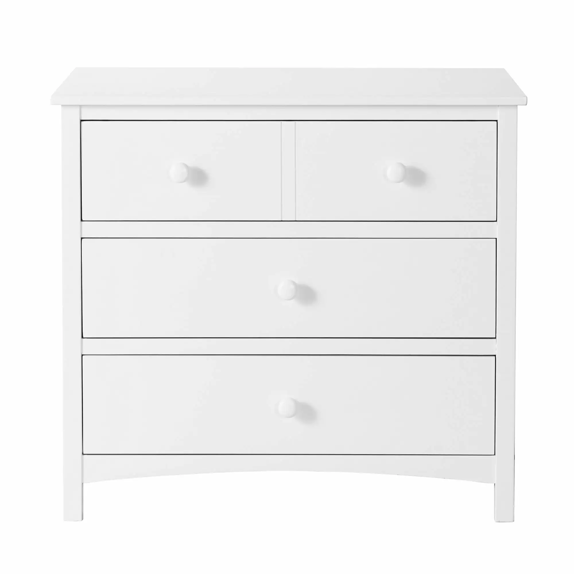 Oxford Baby Universal 3-Drawer Dresser. Snow White