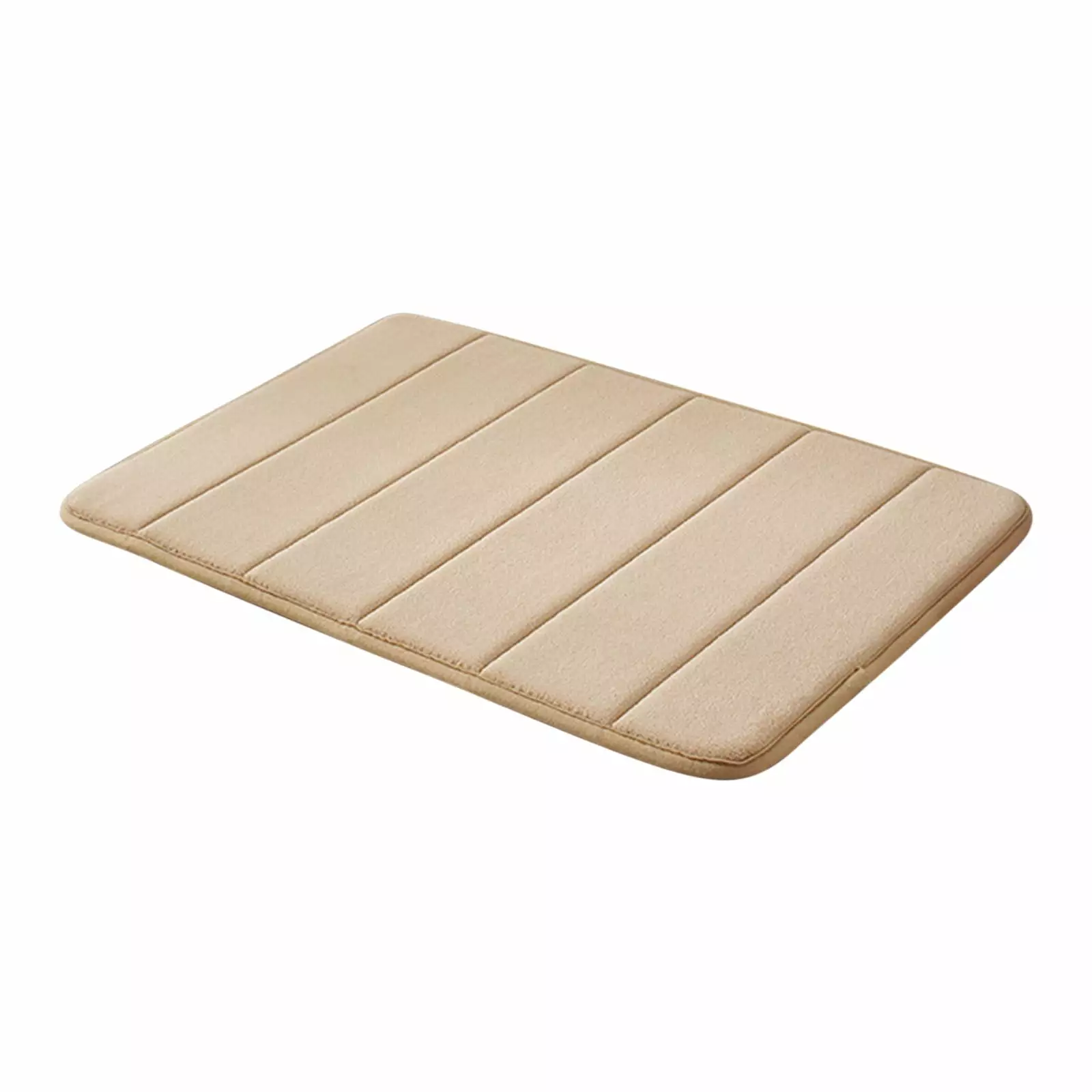 Ozmmyan Thickened Doormat. Cross-border Slow Bathroom Floor Rug. Memory Sponge Doormat. Toilet Water Absorption Foot Mat Drom Room Essentials Area Rugs Khaki 23.6in x 15.7in