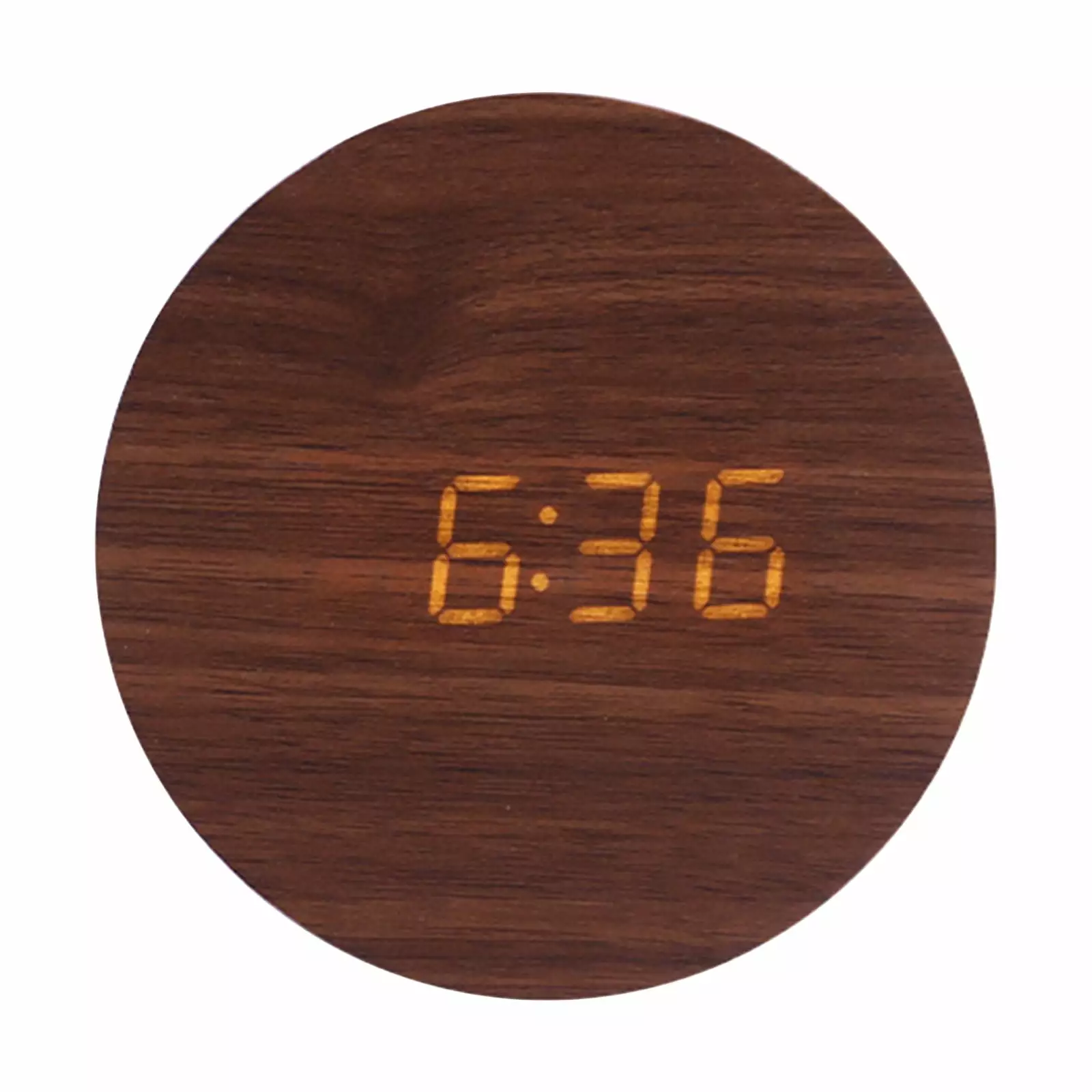 PAVEOS Alarm Clock Clearance Sale Fashionable and Wooden Alarm Clock. Multifunctional LED Night Light Wooden Clock. Intelligent Clock. Electronic Clock Multi-color-d