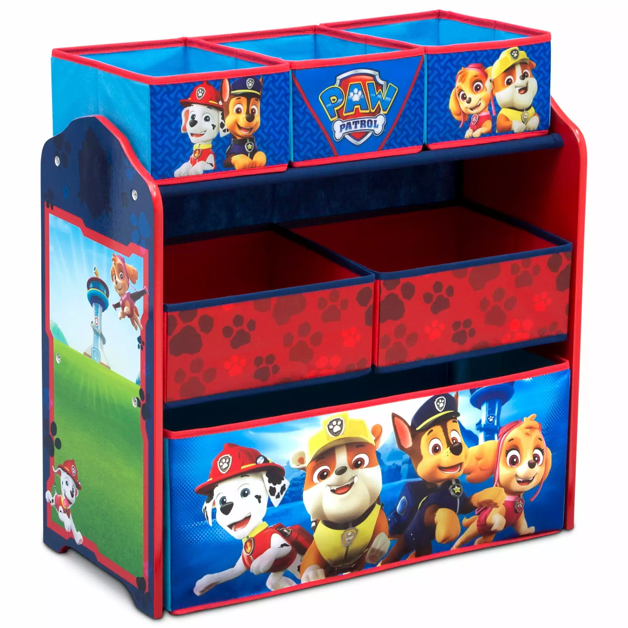 PAW Patrol Design & Store Multi-Bin Toy Storage Organizer by Delta Children