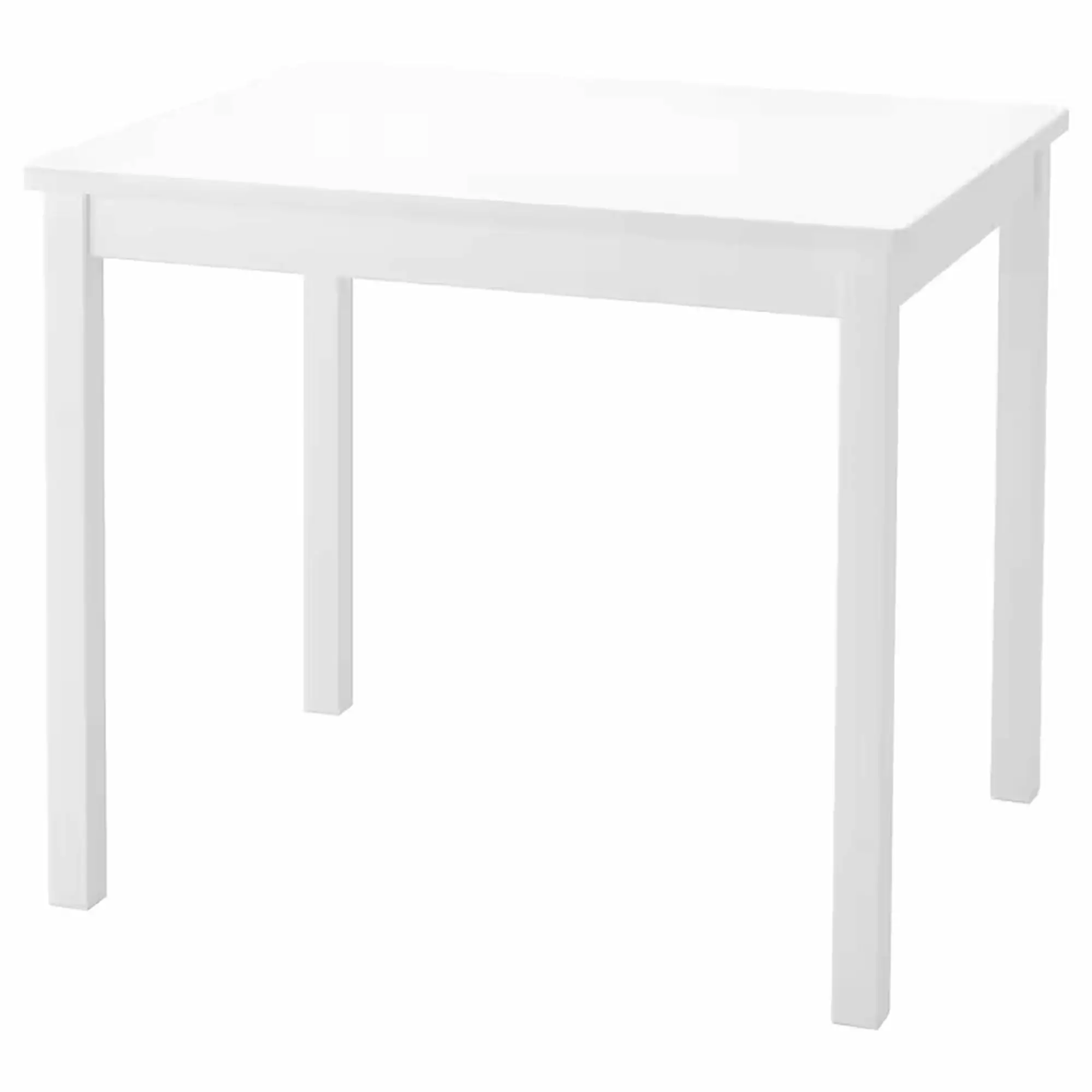 PJ Wood Durable Children's Table for Creative Play. Puzzles & Games. White