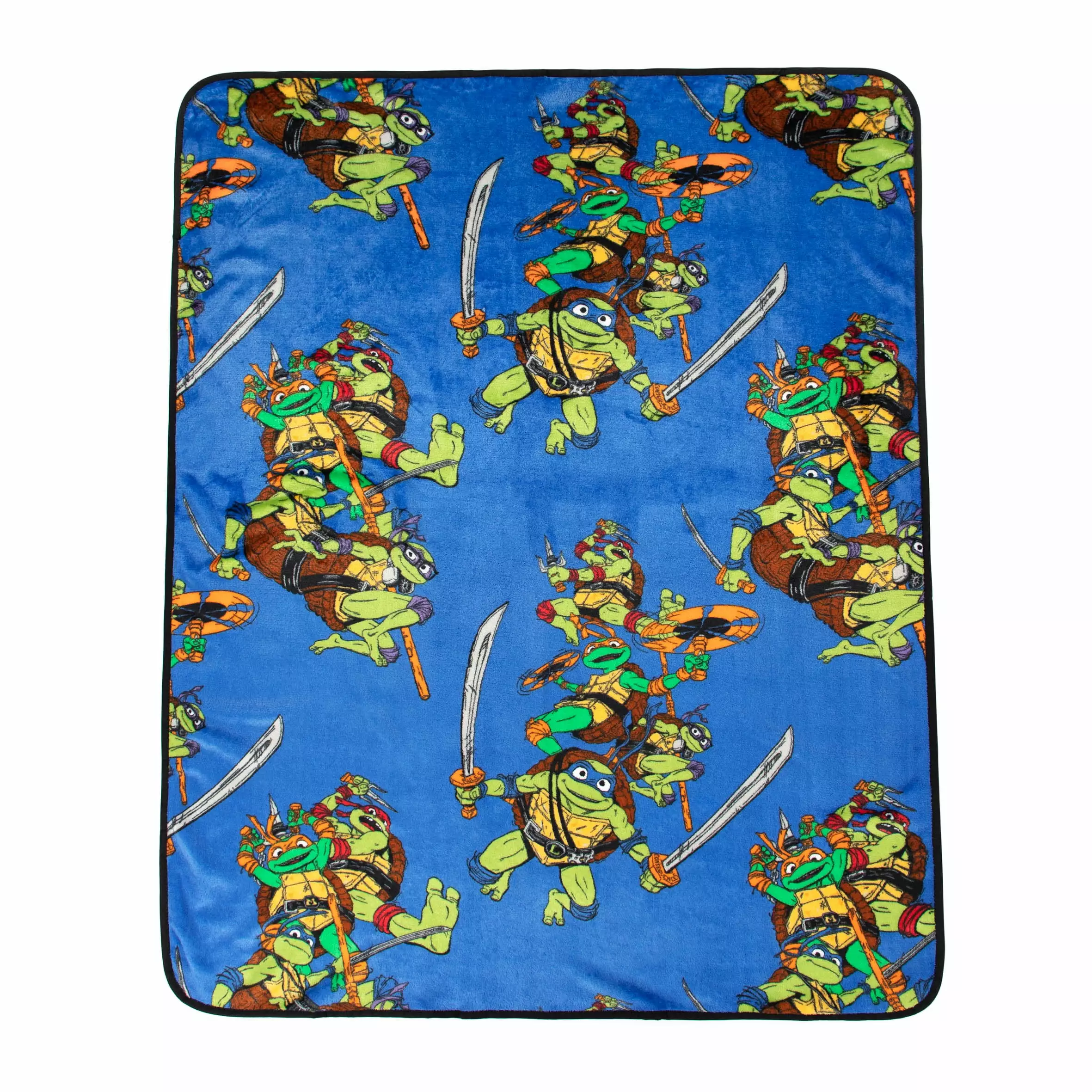 Paramount Nickelodeon TMNT Mutant Mayhem 40 x50 Silk Touch Throw. 100% Microfiber