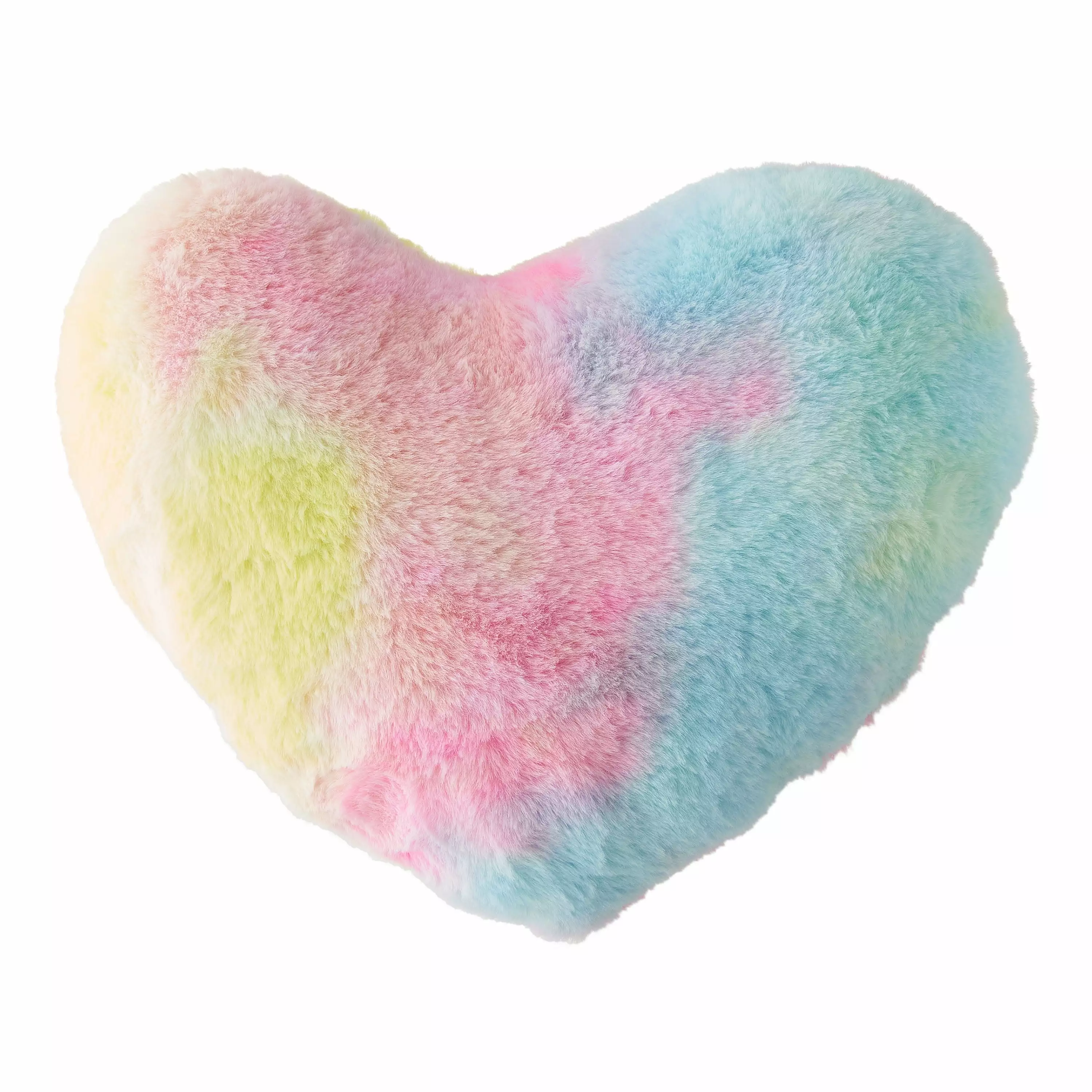 Parent's Choice Plush Tie-Dye Heart Shape Toddler Pillow. 1 count