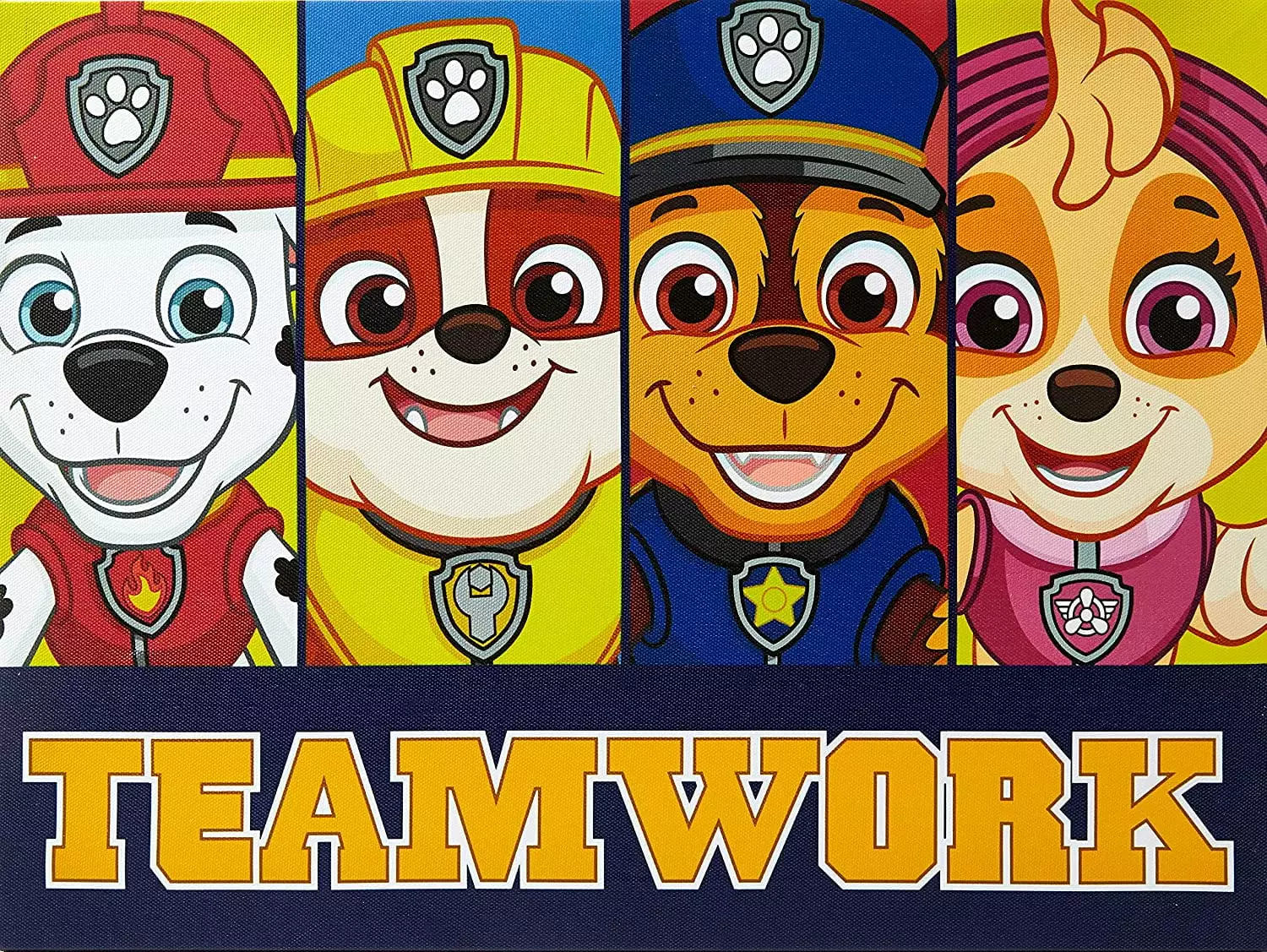 Paw Patrol Canvas Wall Art 14x11 Inches