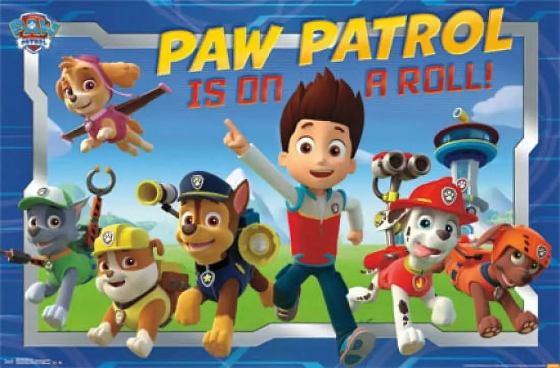 Paw Patrol - Crew Laminated Poster Print (22 x 34)