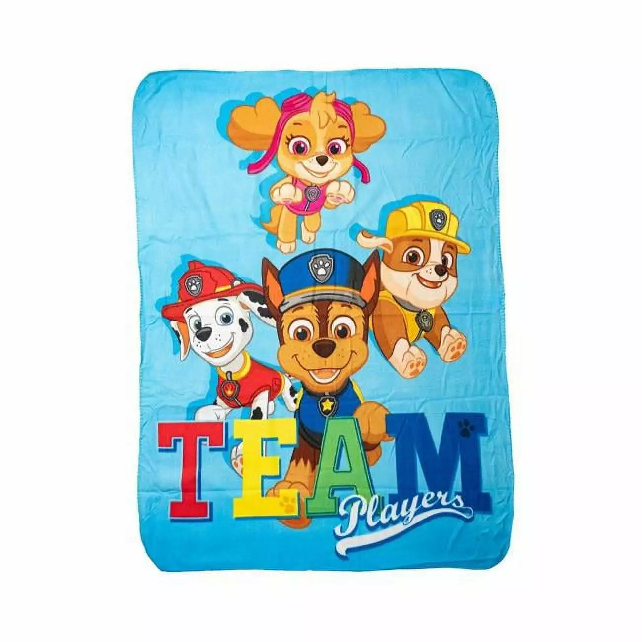 Paw Patrol Throw Blanket 45 x 60 Chase Team Players Girls Boys