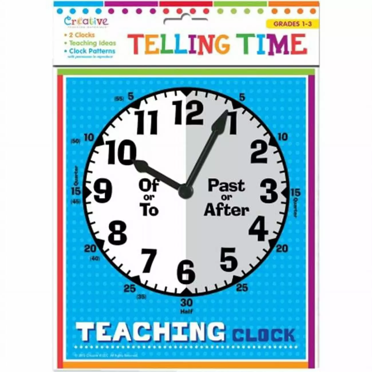 Pbs Publishing CTM1037 Creative Teaching Materials Telling Time Clocks