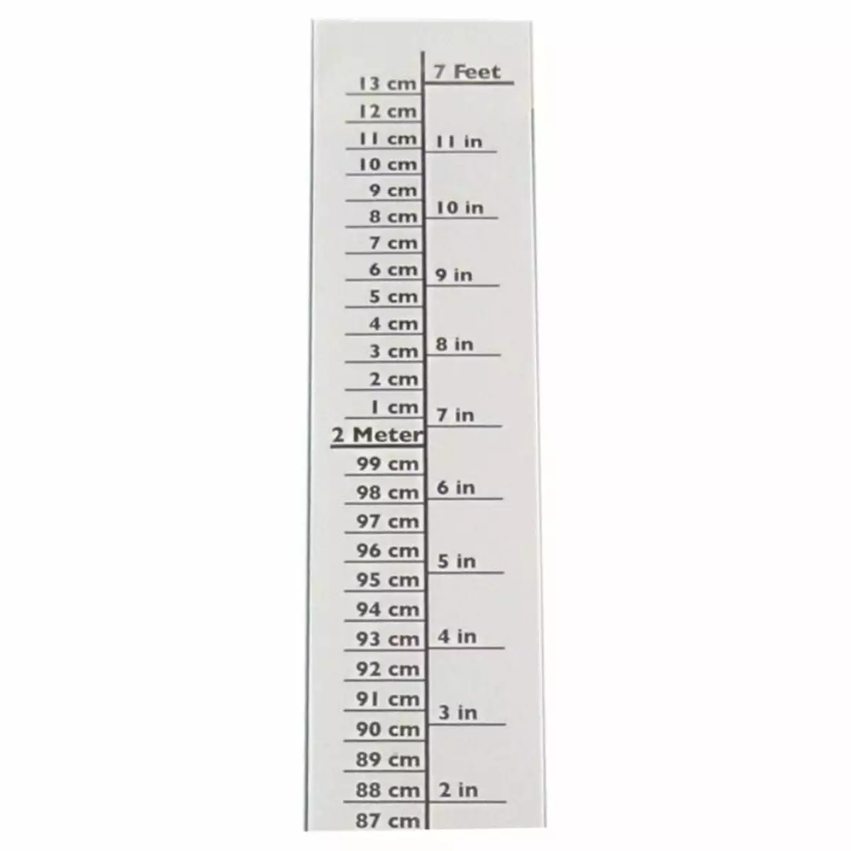 Pedia Pals 7' Height Chart. Height Measurement. Height Growth Chart Ruler for Children Room Nursery