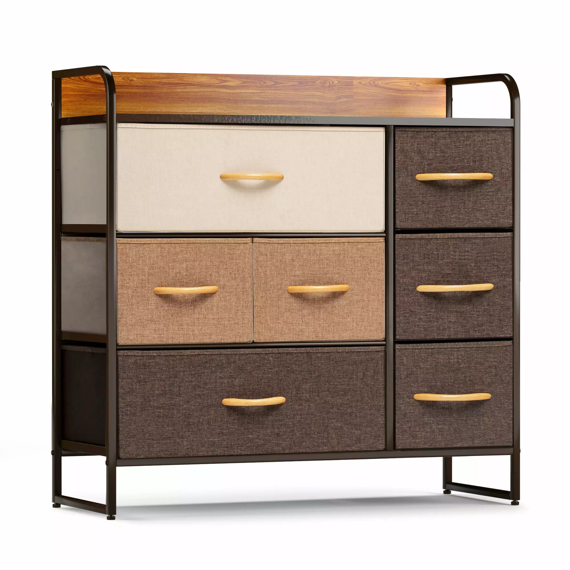 Pellebant 7 Drawers Wide Dresser Storage Tower Vertical Chest