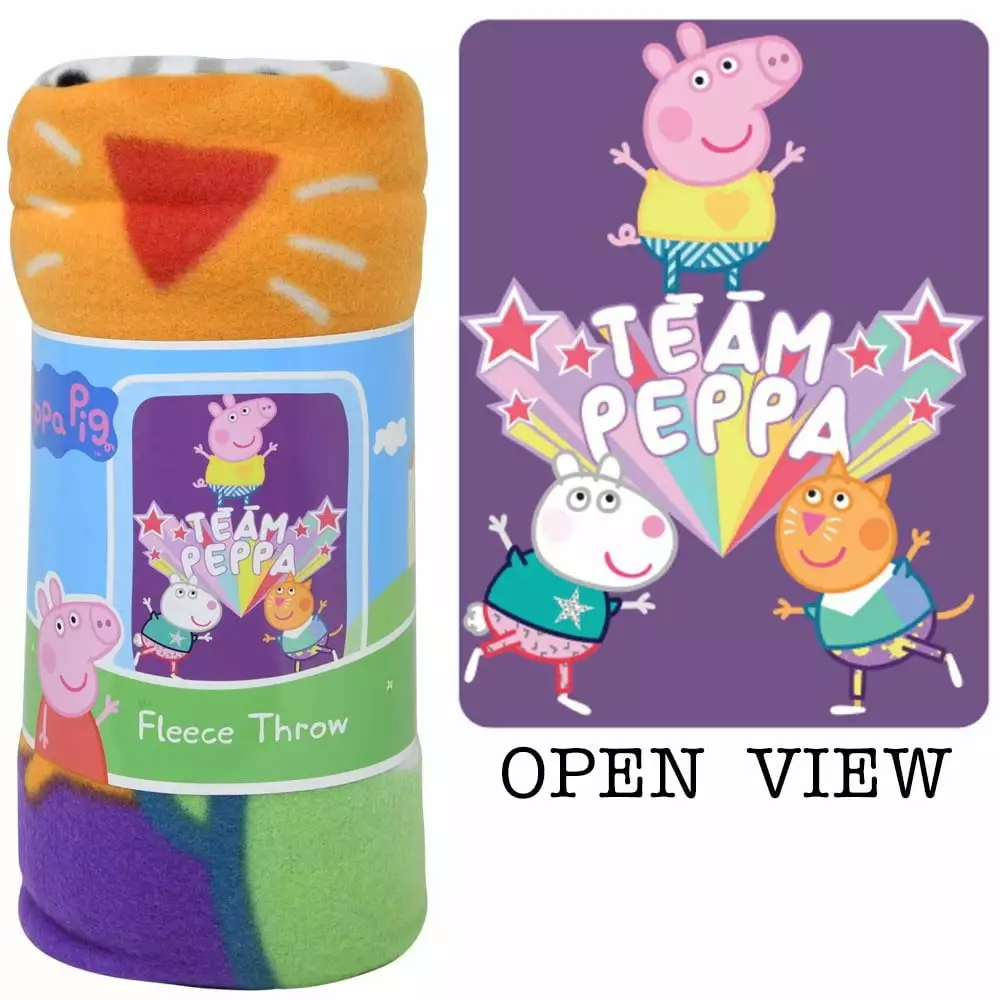 Peppa Pig 45x60 Fleece Throw Blanket