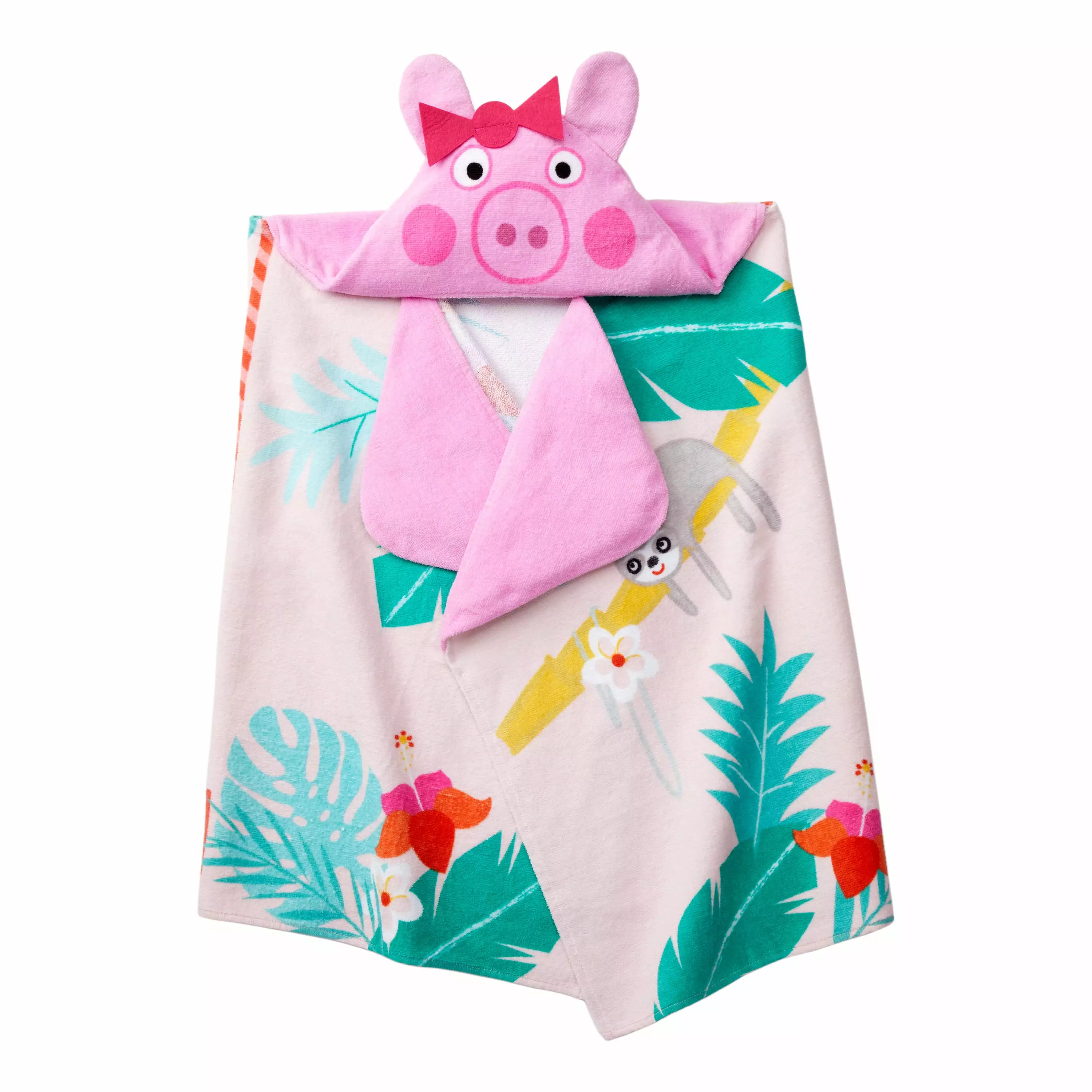 Peppa Pig Kids Cotton Hooded Towel