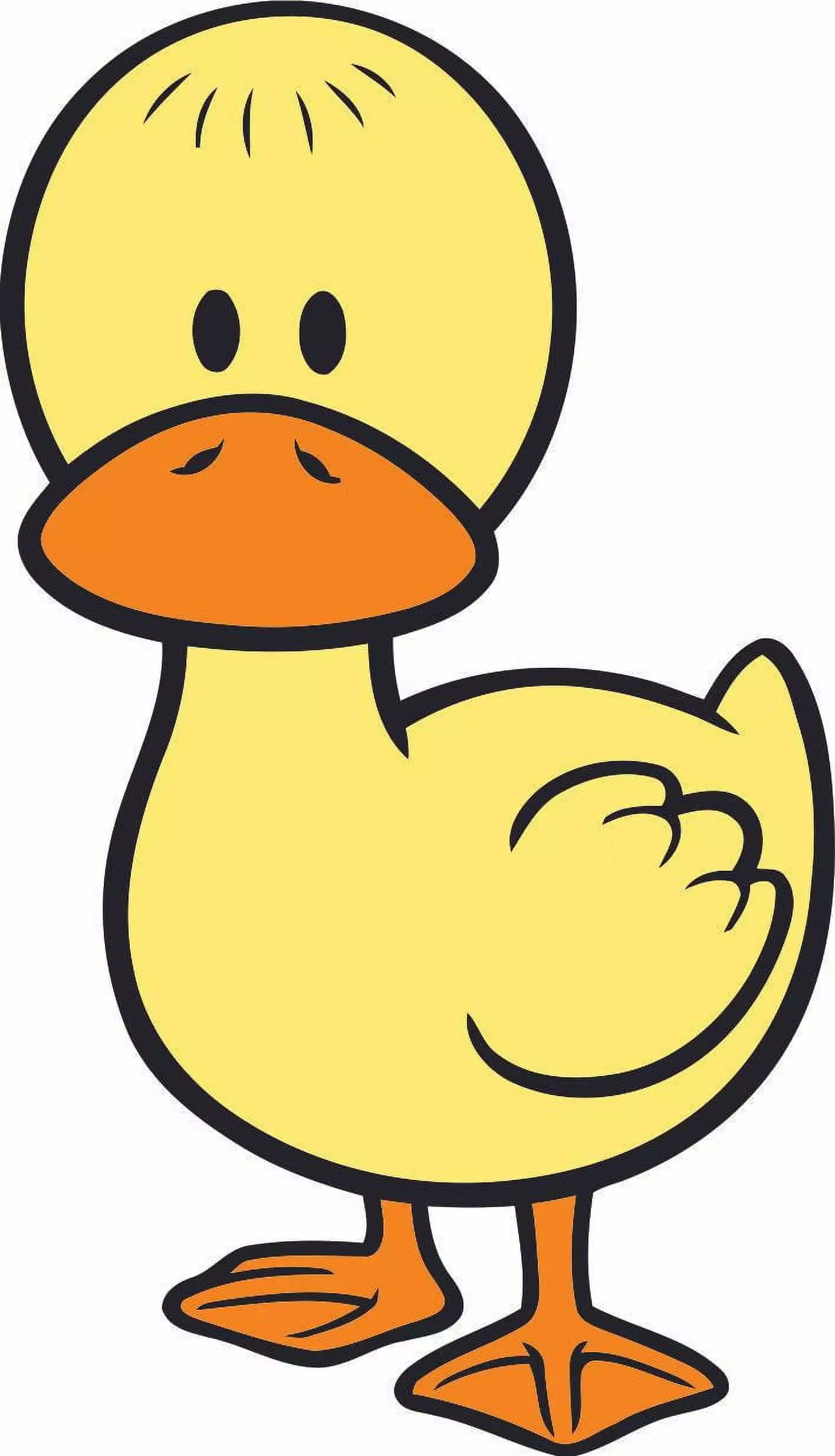 Picture of Duck Cute Ducks Ducky Wall Decals for Nursery Daycare Bedroom or Bathroom Animal Animals Children's Vinyls Design Kids Kid Vinyl Art Decor Decal Walls Sticker Rooms Size (20x12 inch)