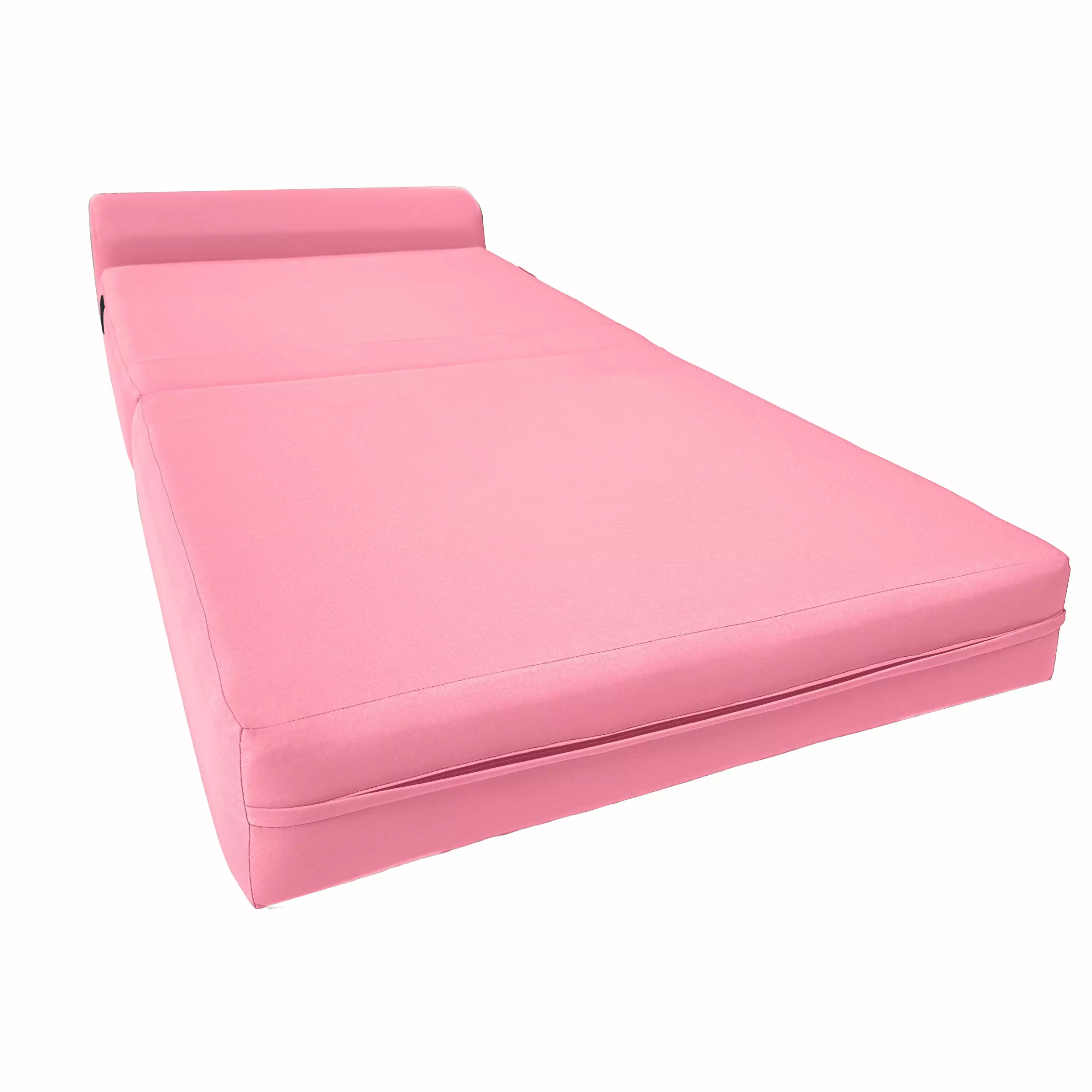 Pink Sleeper Chair Folding Foam Beds. Portable Studio Sofa Guest Bed. 6 x 32 x 70