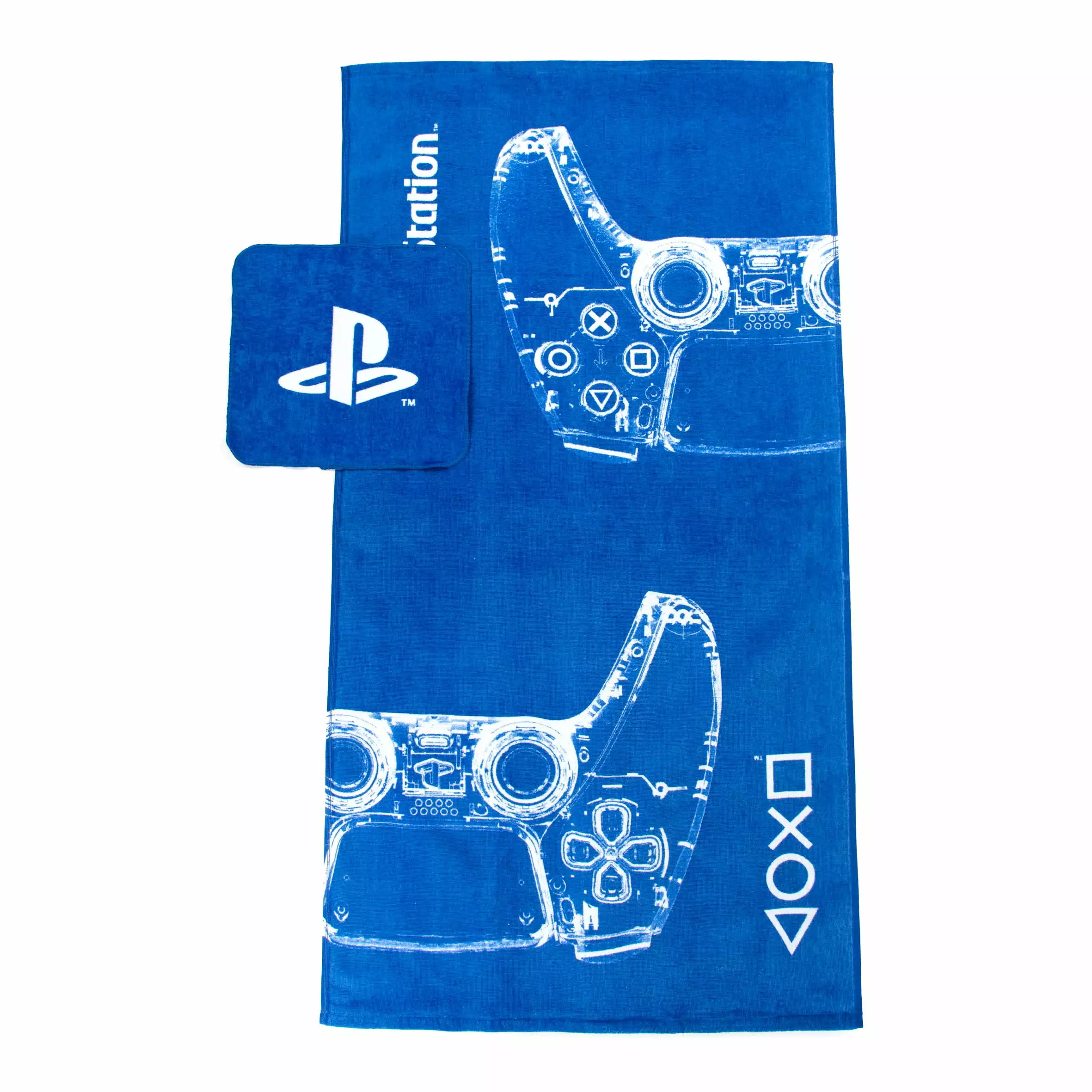 PlayStation Kids Cotton 2 Piece Towel and Washcloth Set