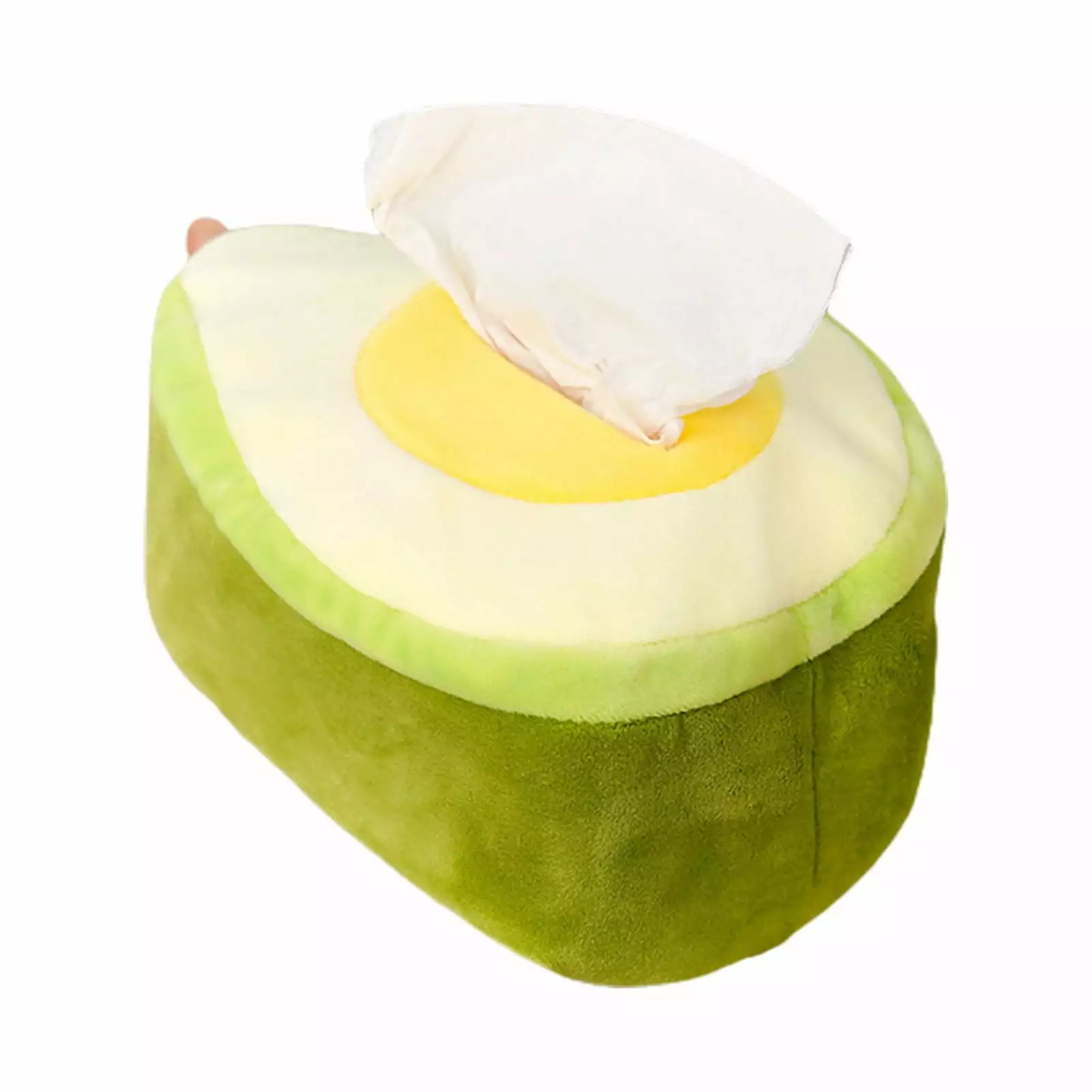 Plush Tissue Box - Soft Cute Multifunctional Table Decoration - Cartoon Fruit Napkin Holder - Home Supplies