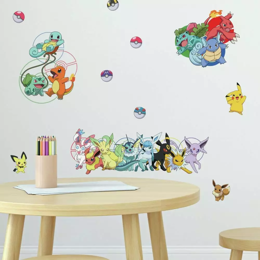 Pokemon Favorite Character Wall Decals