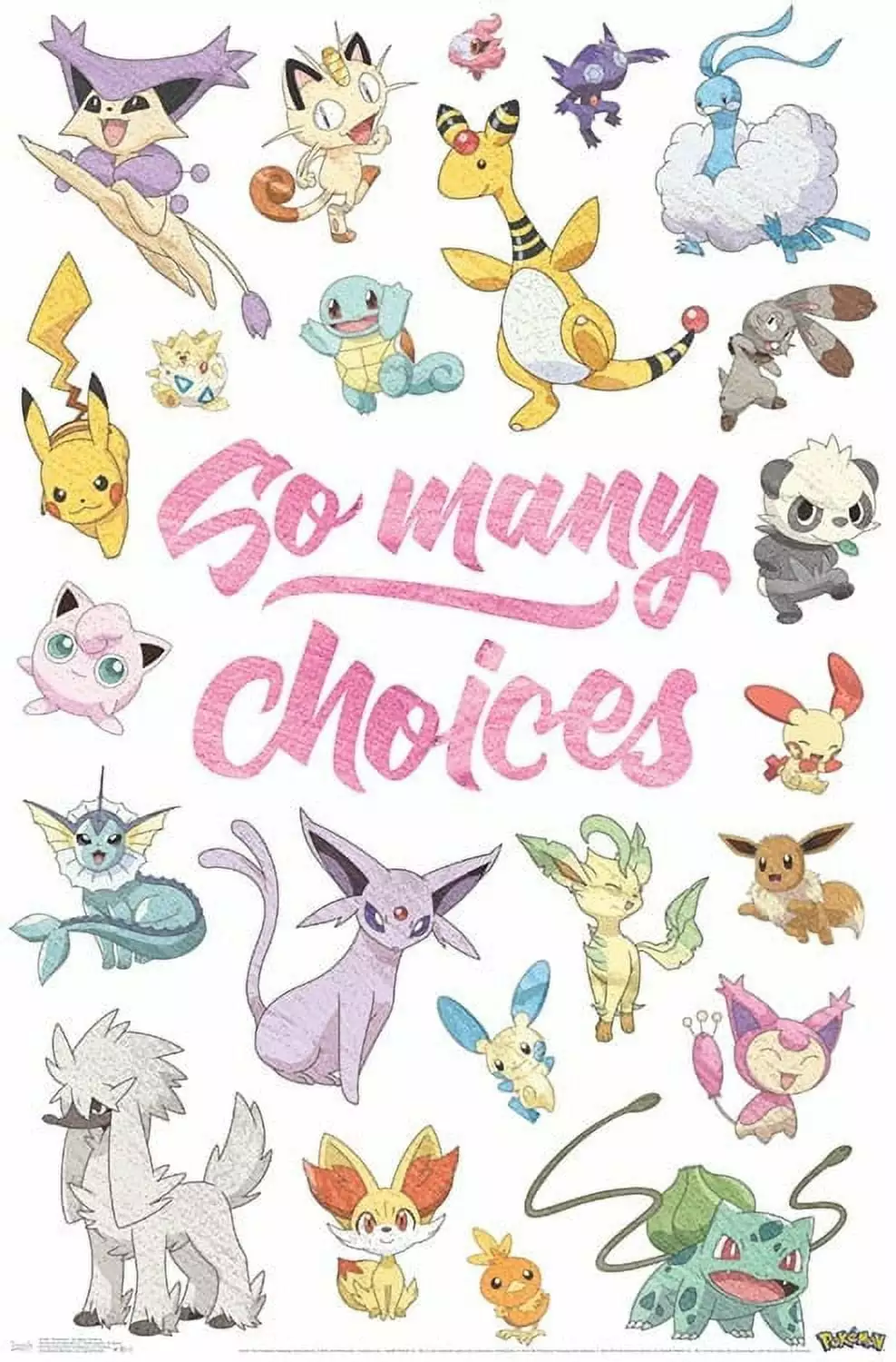 Pokemon - So Many Choices Poster Print (22 x 34)