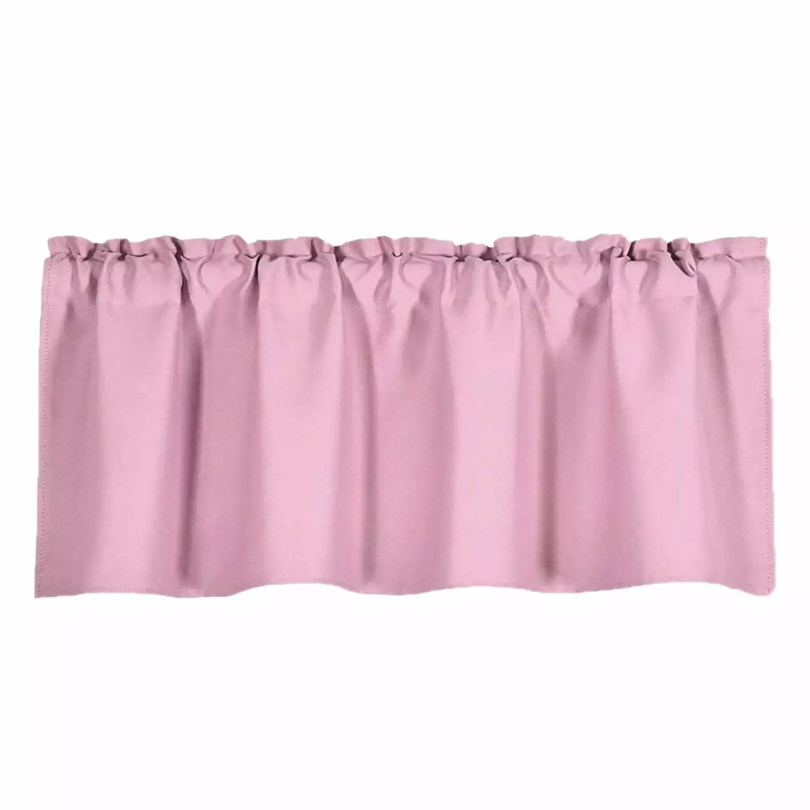 Pompotops Up to 50% off! Valance Curtain For Kitchen Black Out Window Curtains For Living Dining Room Window Valance 57??18inches. Pink