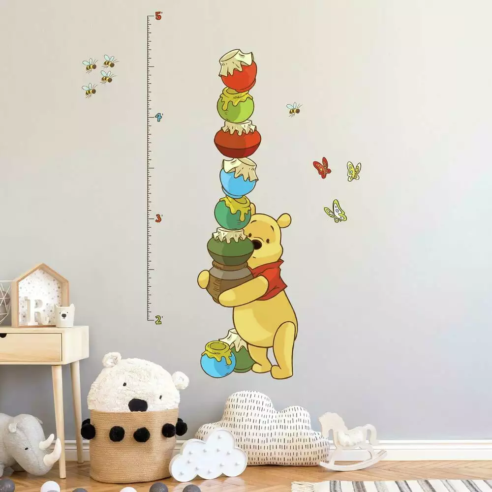 Pooh & Friends Growth Chart Wall Decals