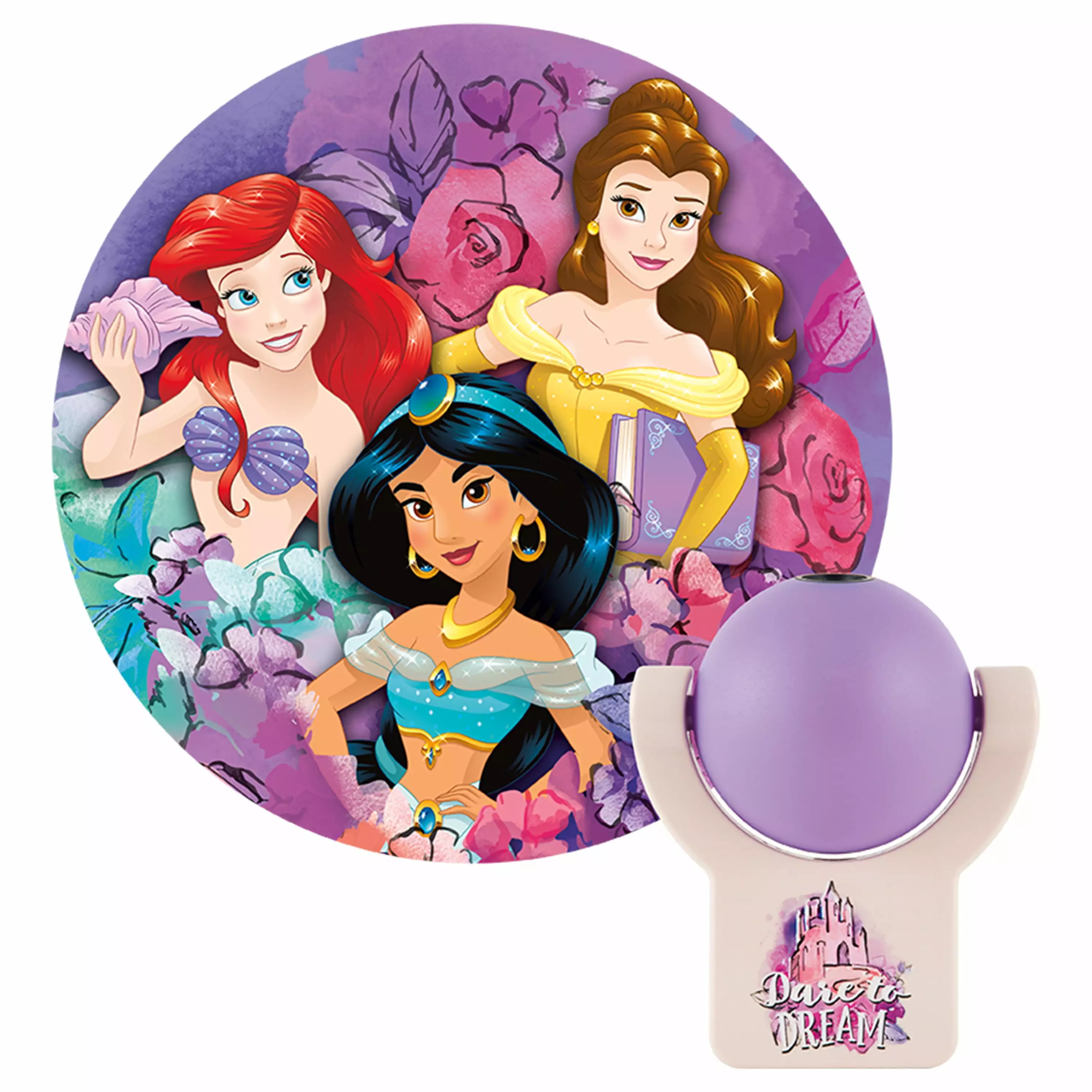 Projectables Disney Princesses LED Plug-In Night Light. Dusk to Dawn. 13230